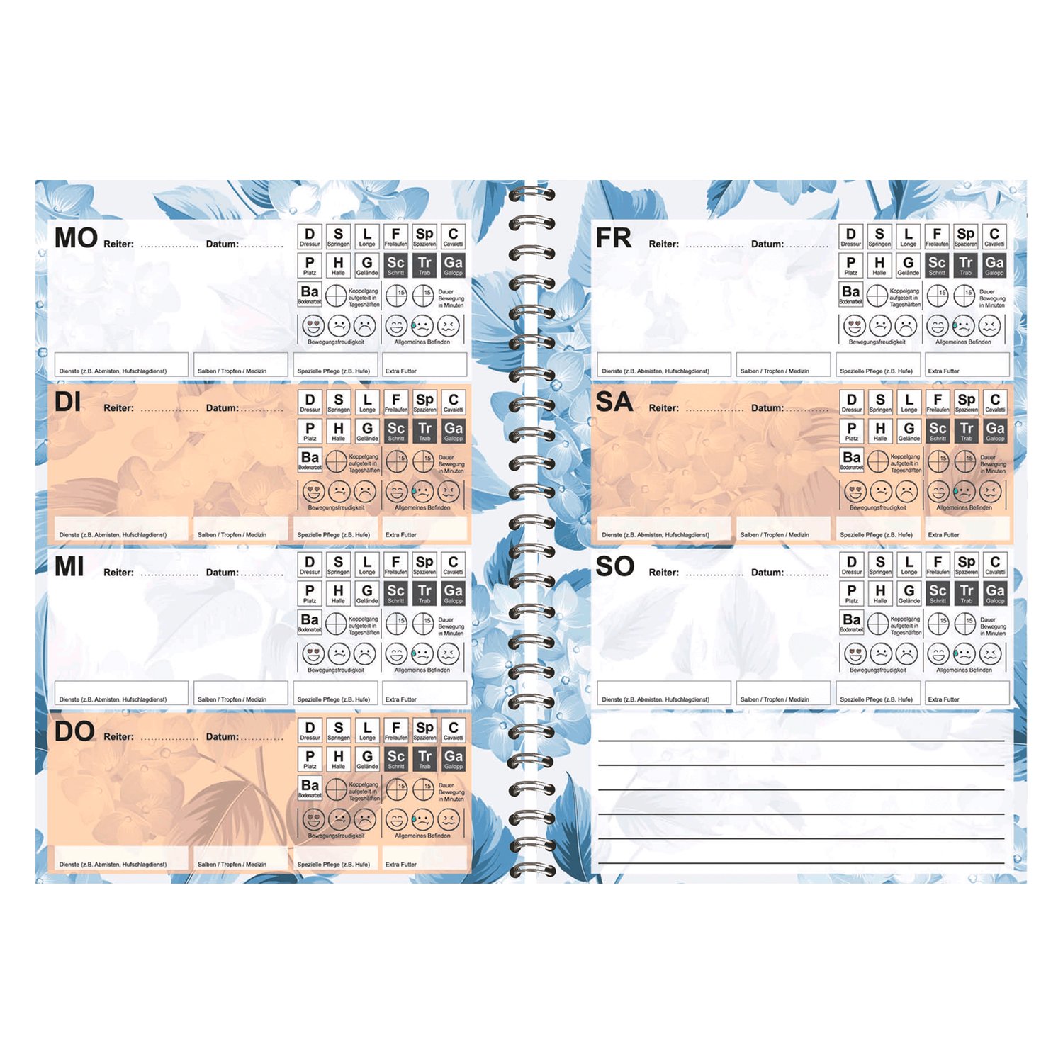 Reitertagebuch - Exklusiv Edition Dauerkalender – Ansicht 6