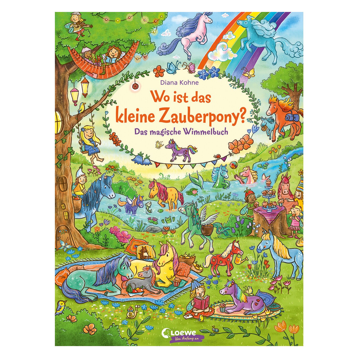 Wo ist das kleine Zauberpony?, Loewe – Ansicht 1