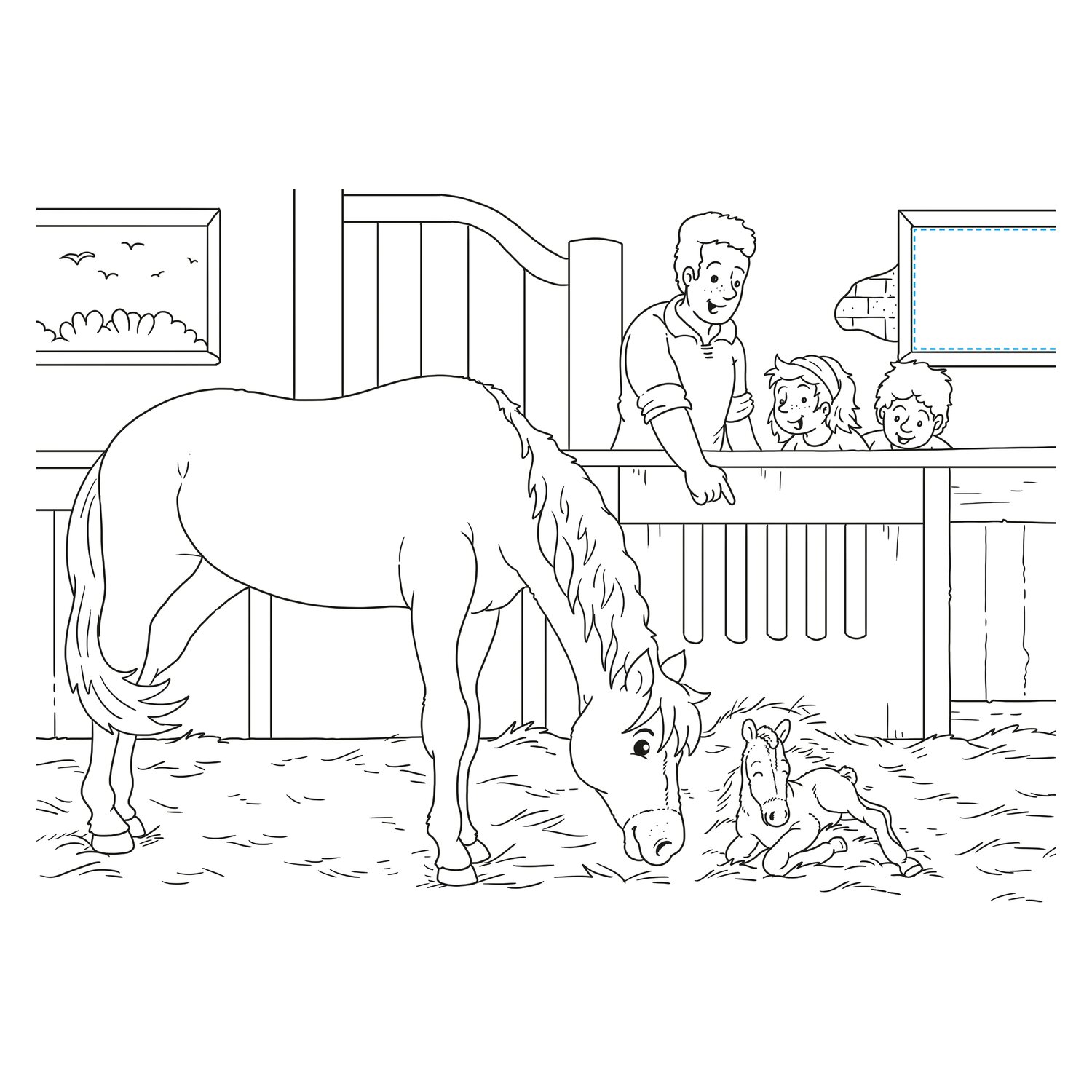 TESSLOFF Schnipp Schnapp Malbuch - Pferde &ndash; Ansicht 3