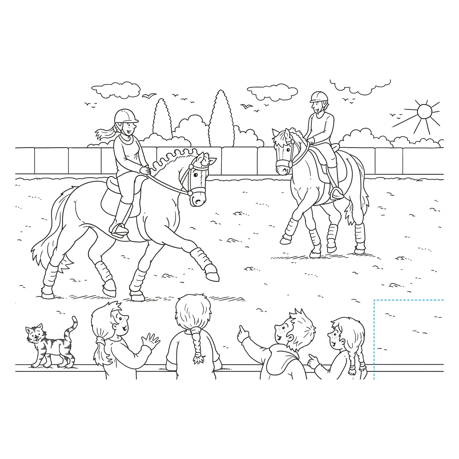 TESSLOFF Schnipp Schnapp Malbuch - Pferde &ndash; Ansicht 4