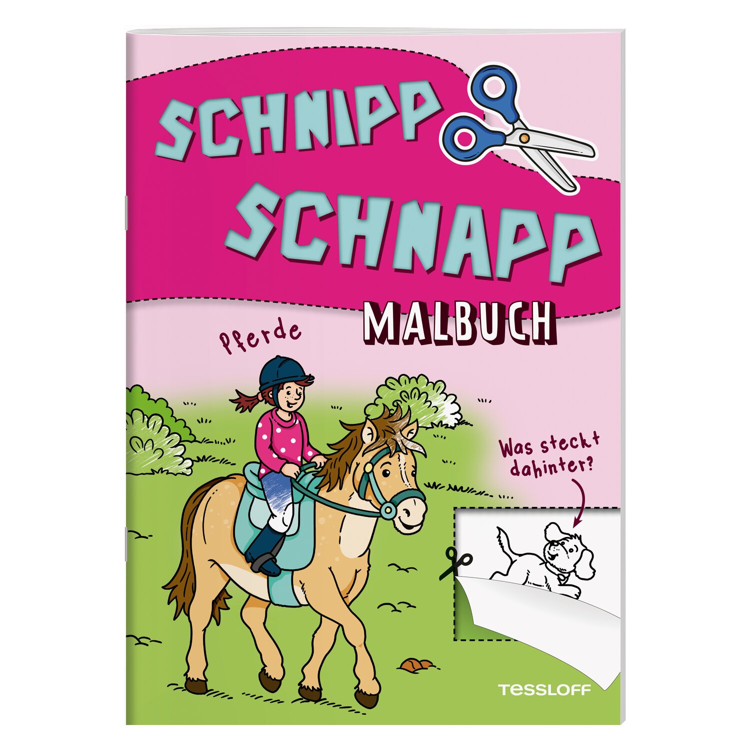 TESSLOFF Schnipp Schnapp Malbuch - Pferde &ndash; Ansicht 1