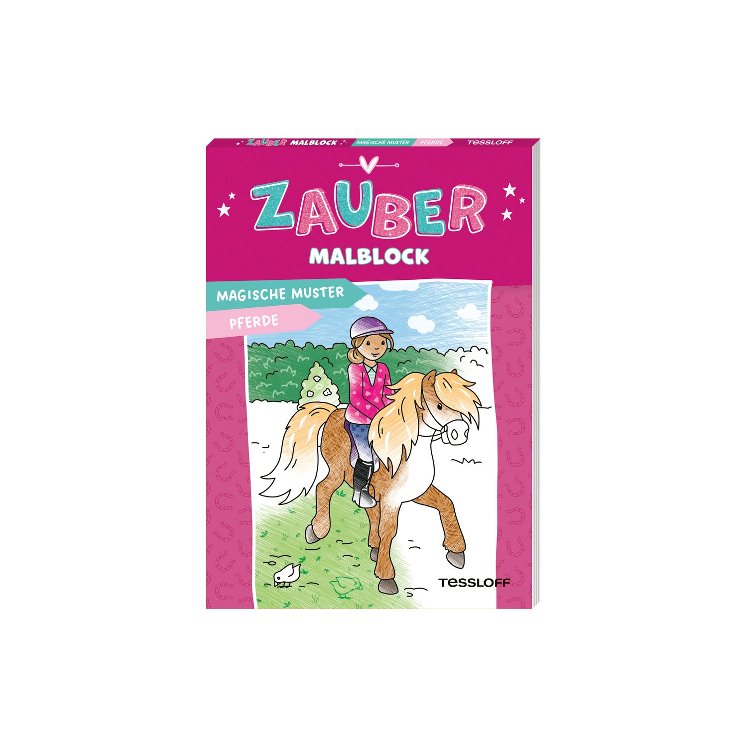 TESSLOFF Zaubermalblock Magische Pferde – Ansicht 1