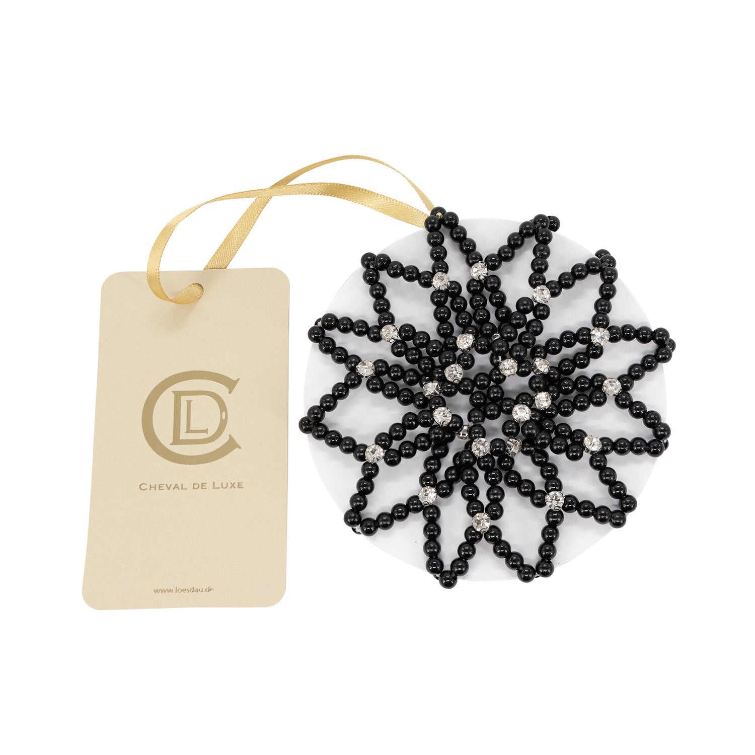 Cheval de Luxe Haarnetz mit Glitzerperlen &ndash; Ansicht 2