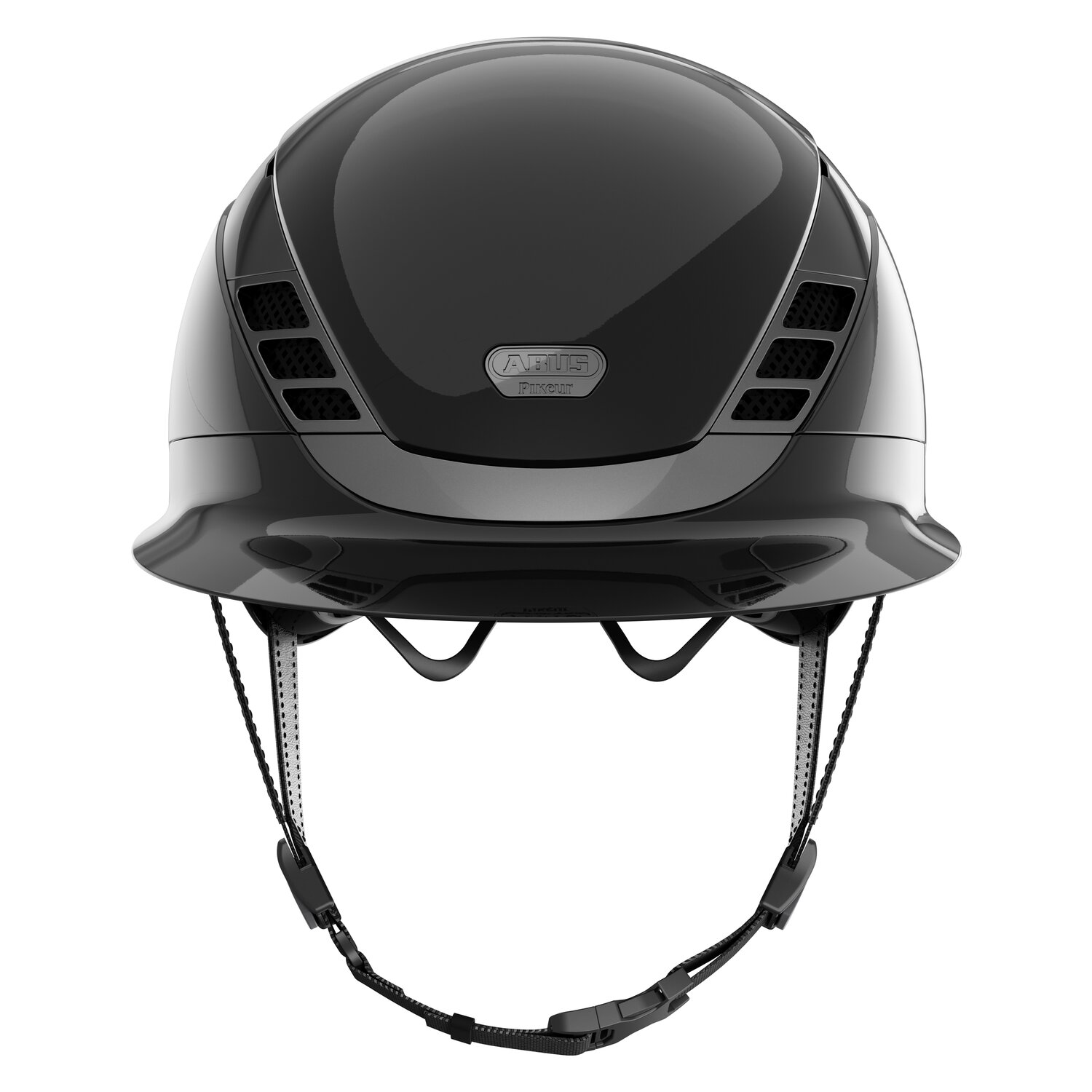 ABUS PIKEUR Reithelm AirLuxe Chrome Long Vizor – Ansicht 3