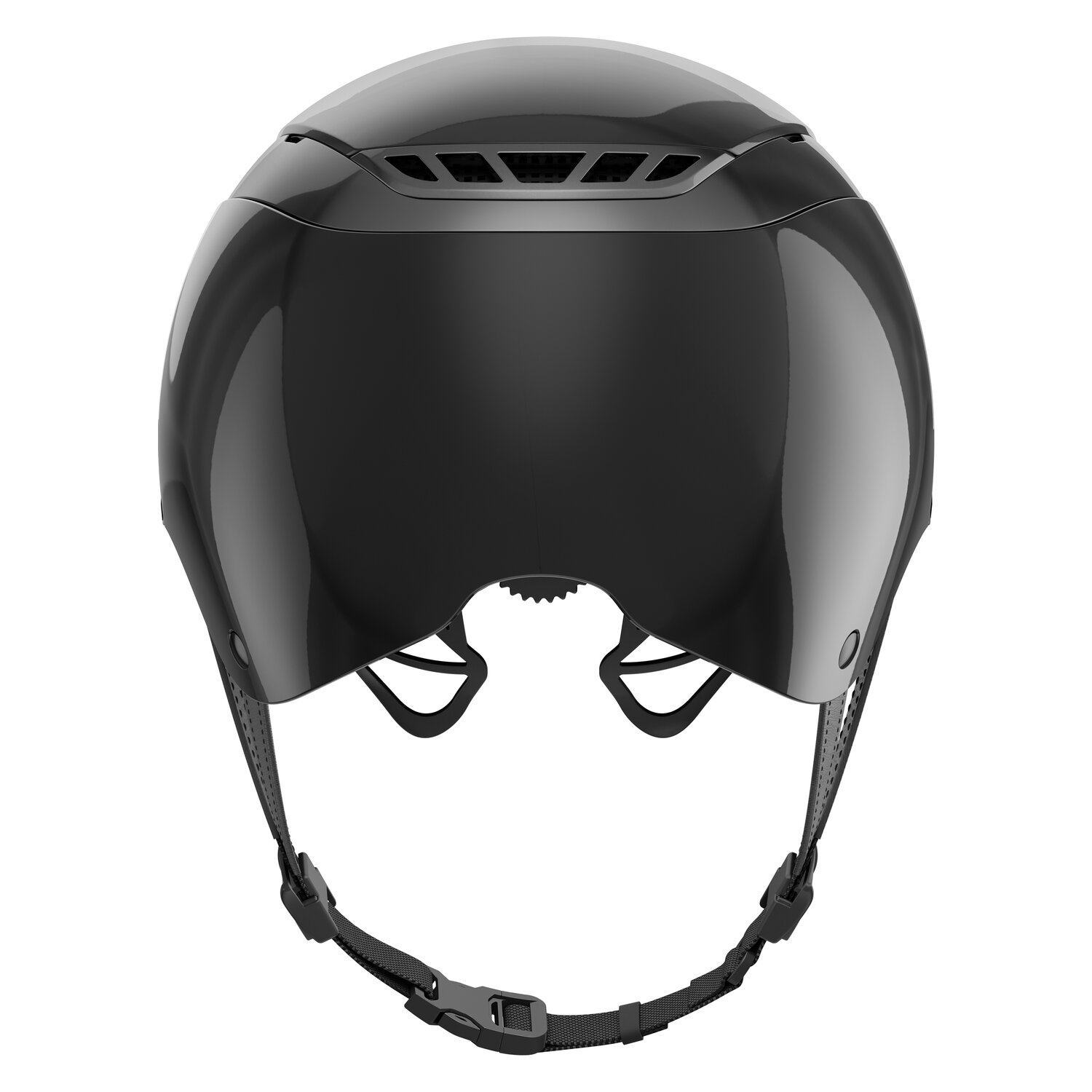 ABUS PIKEUR Reithelm AirLuxe Chrome Long Vizor – Ansicht 4