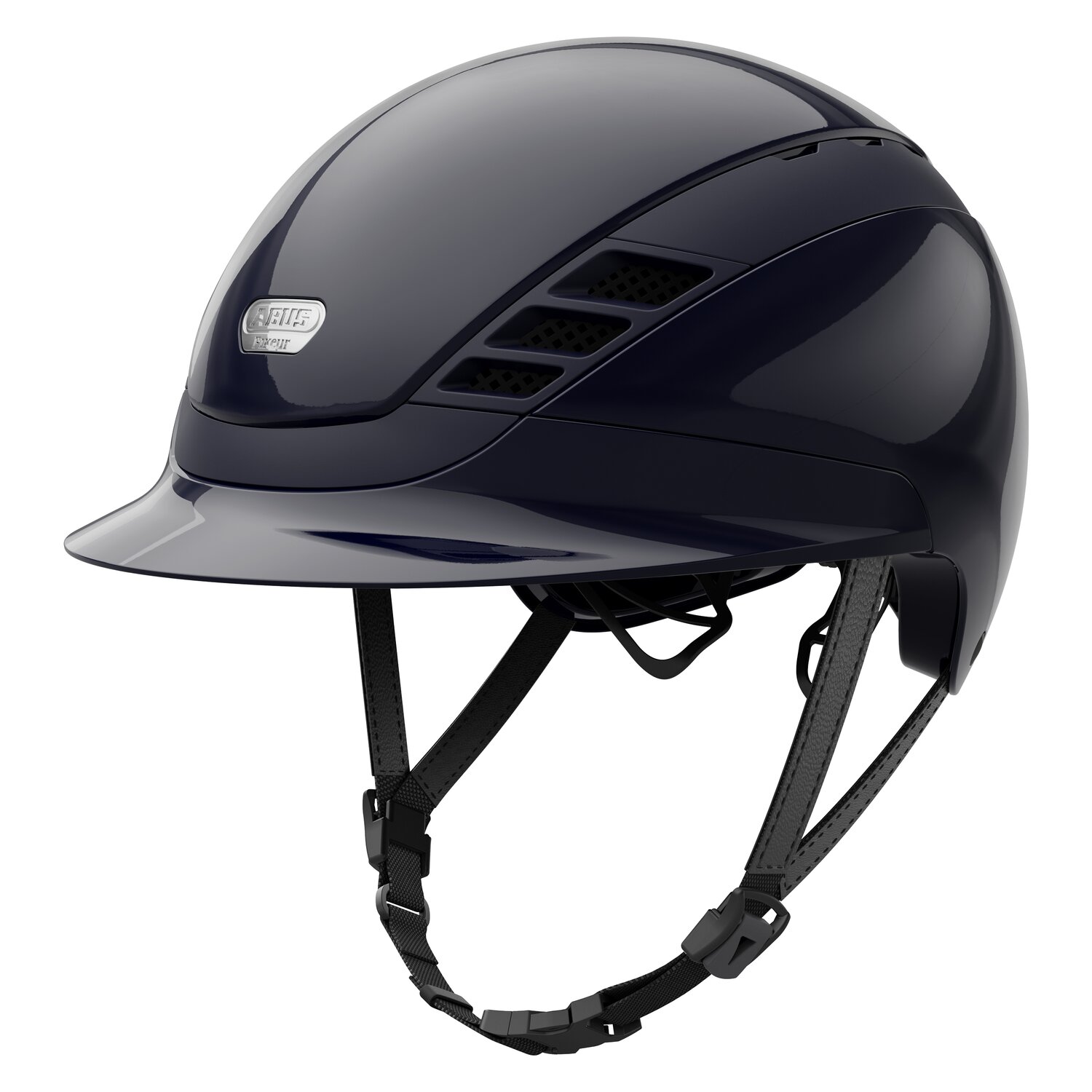 ABUS PIKEUR Reithelm AirLuxe Pure Short Visor – Ansicht 1