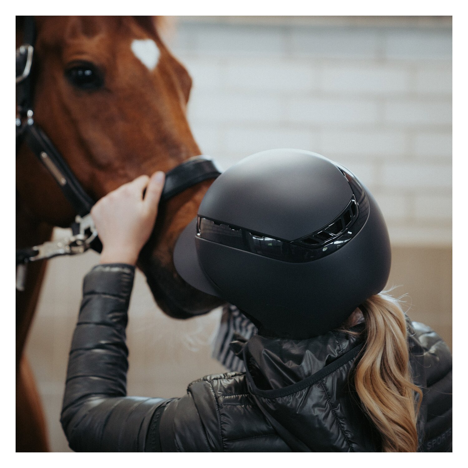 ABUS PIKEUR Reithelm AirLuxe Pure Long Visor – Ansicht 6