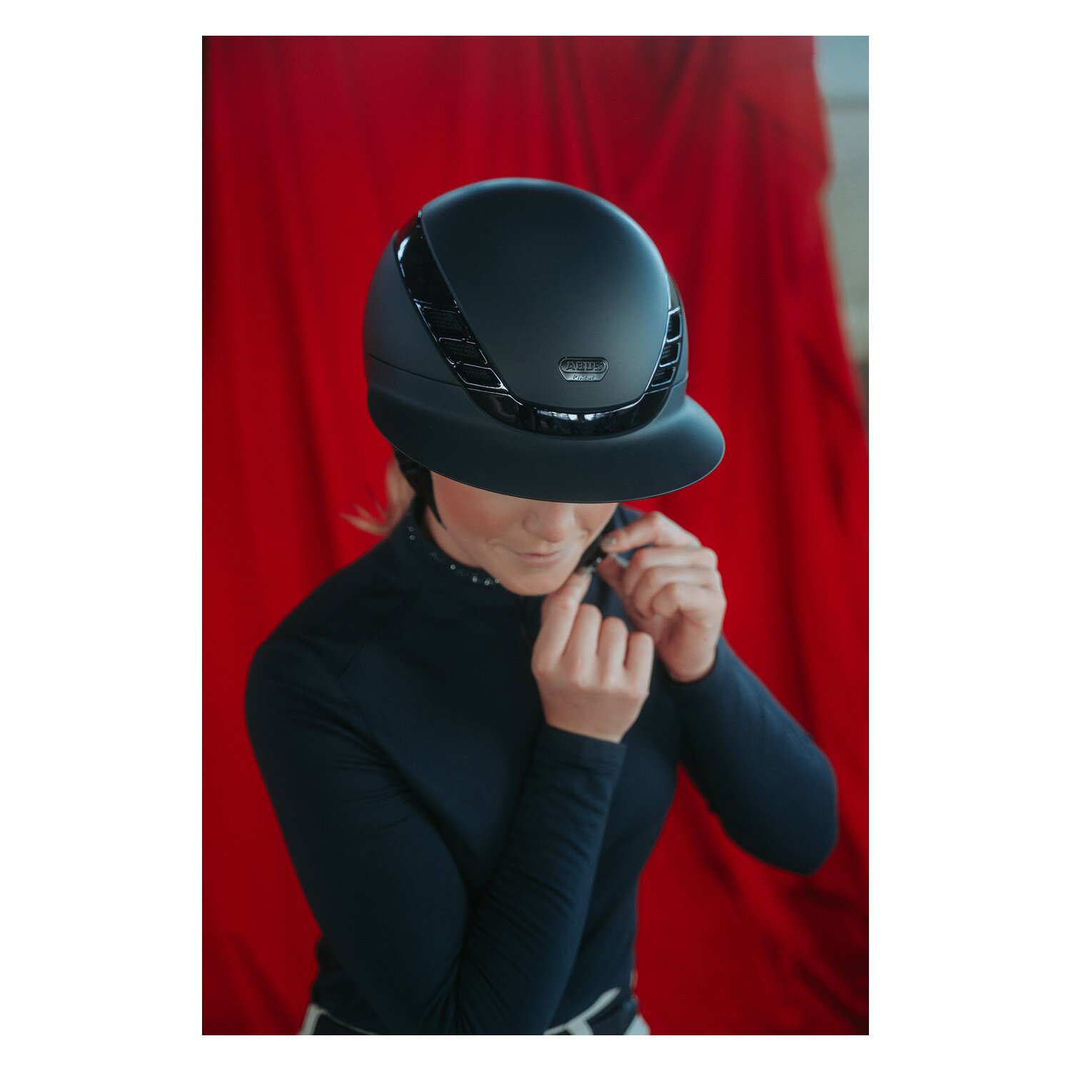 ABUS PIKEUR Reithelm AirLuxe Pure Long Visor – Ansicht 8