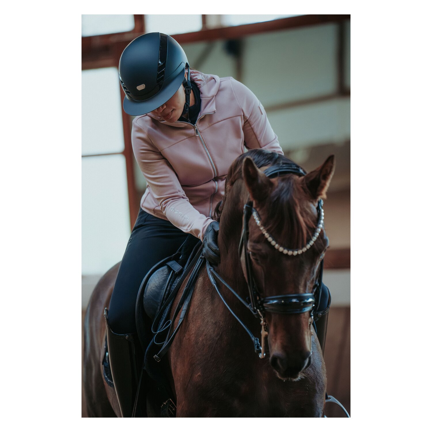 ABUS PIKEUR Reithelm AirLuxe Pure Long Visor – Ansicht 9