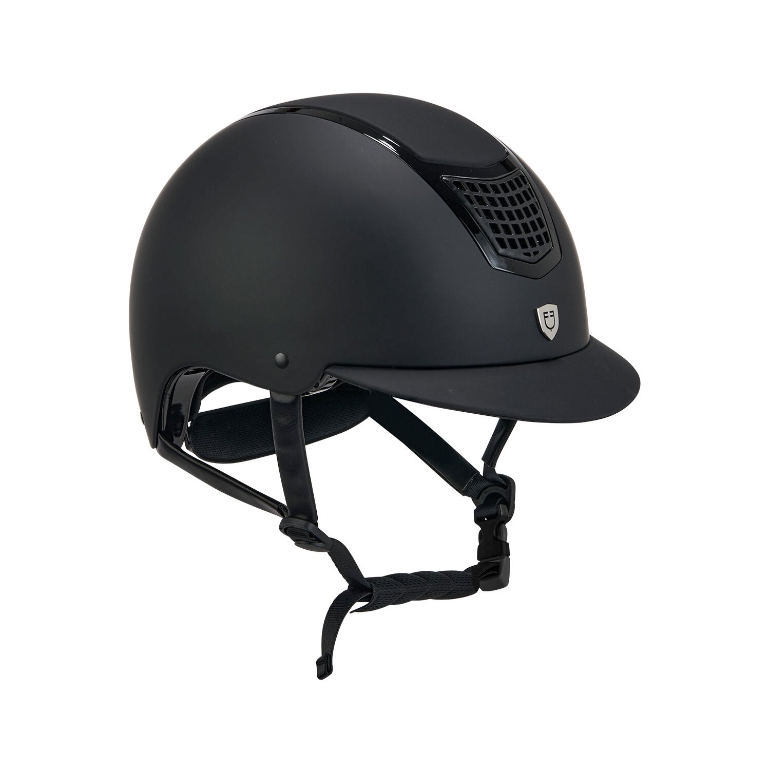EQUESTRO Reithelm Eclipse Plain Matt – Ansicht 1