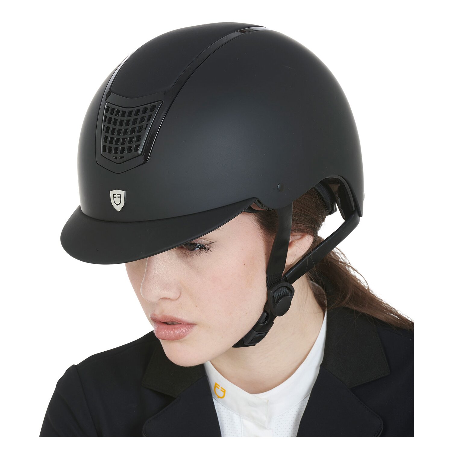 EQUESTRO Reithelm Eclipse Plain Matt – Ansicht 5