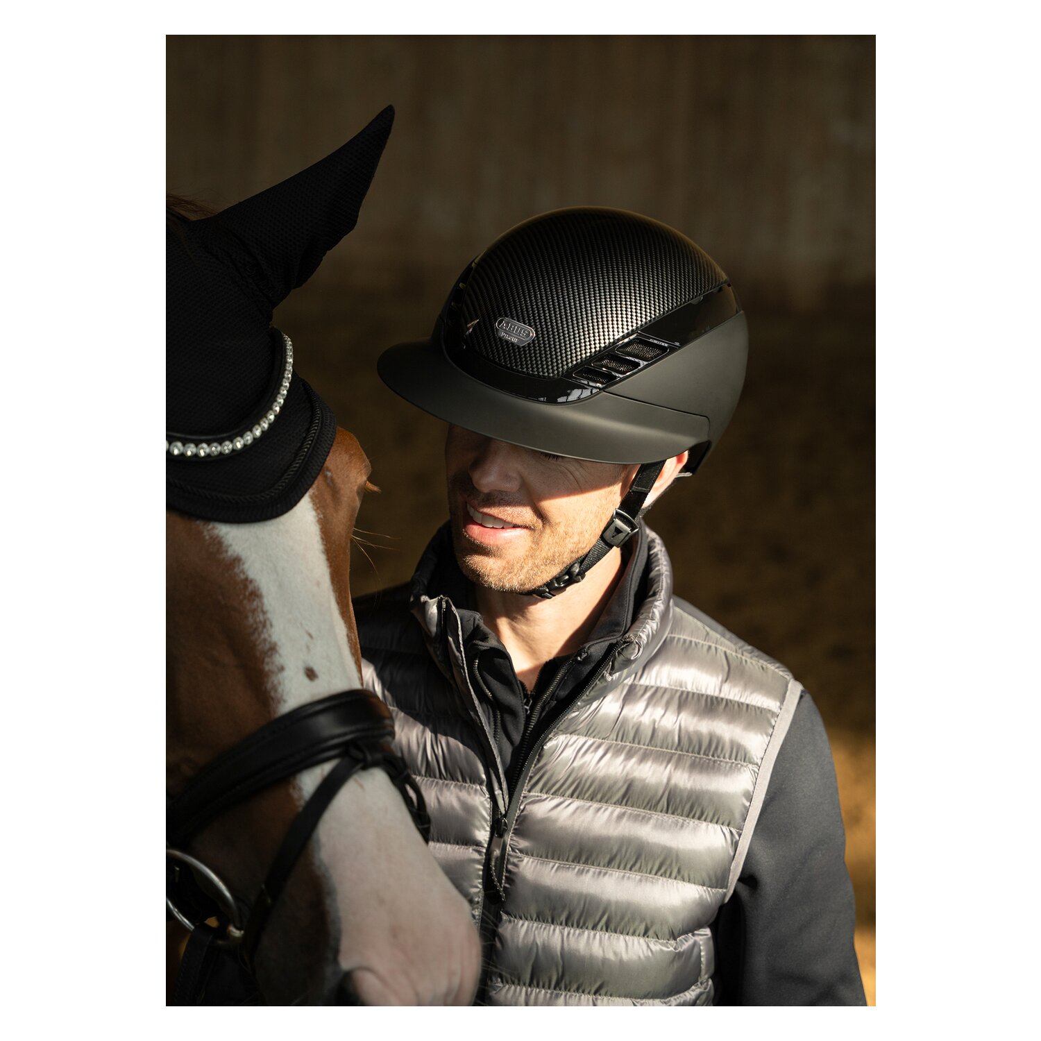 ABUS PIKEUR Reithelm AirLuxe Pure Carbonstyle &ndash; Ansicht 7