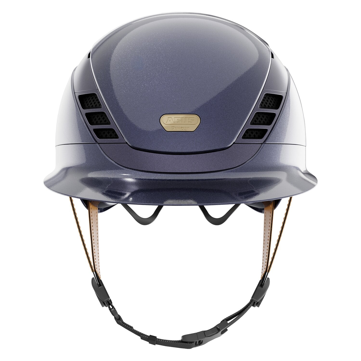 ABUS PIKEUR Reithelm AirLuxe Pure Metallic Hazelnut &ndash; Ansicht 3