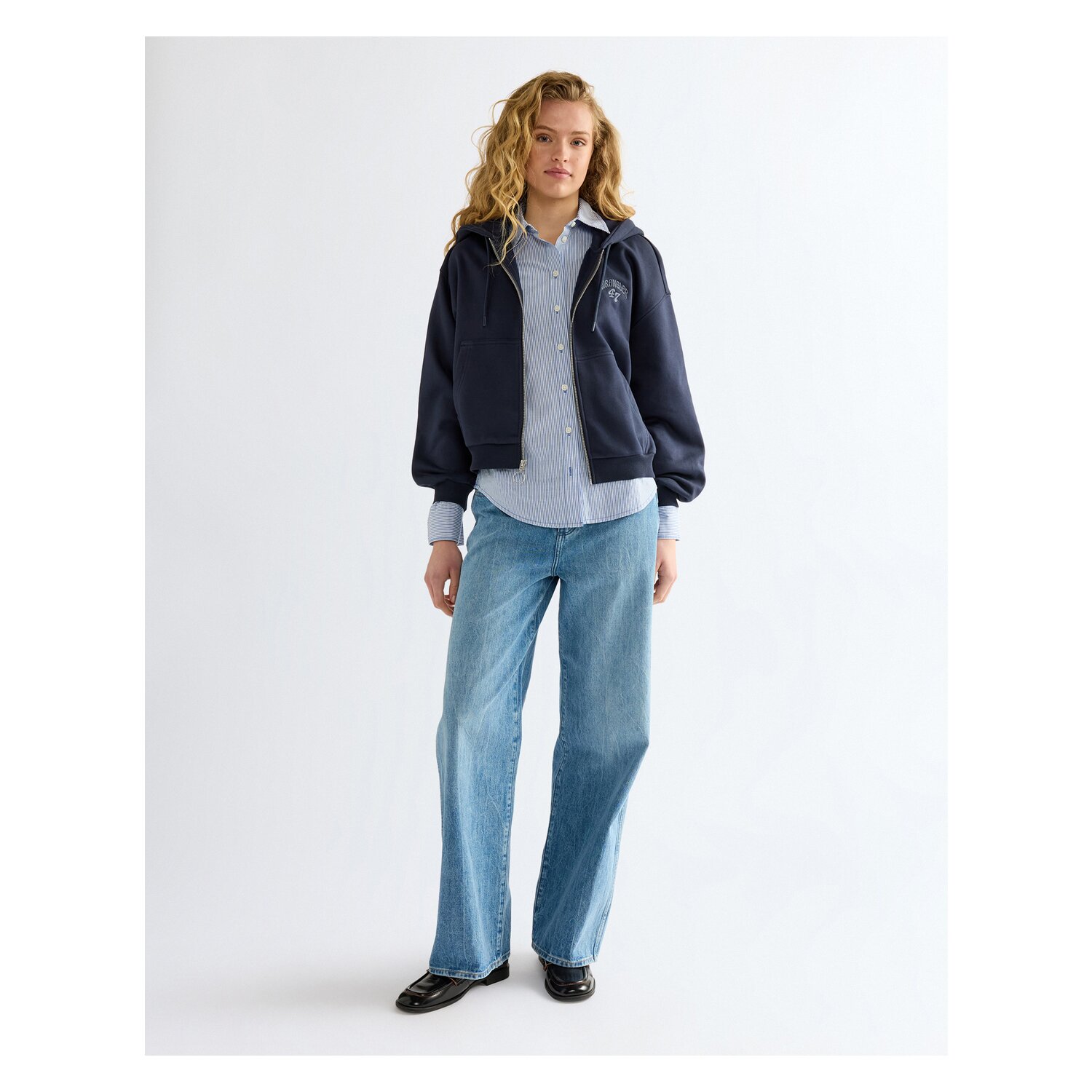 Wrangler Sweatjacke Oversized Zip Up &ndash; Ansicht 4