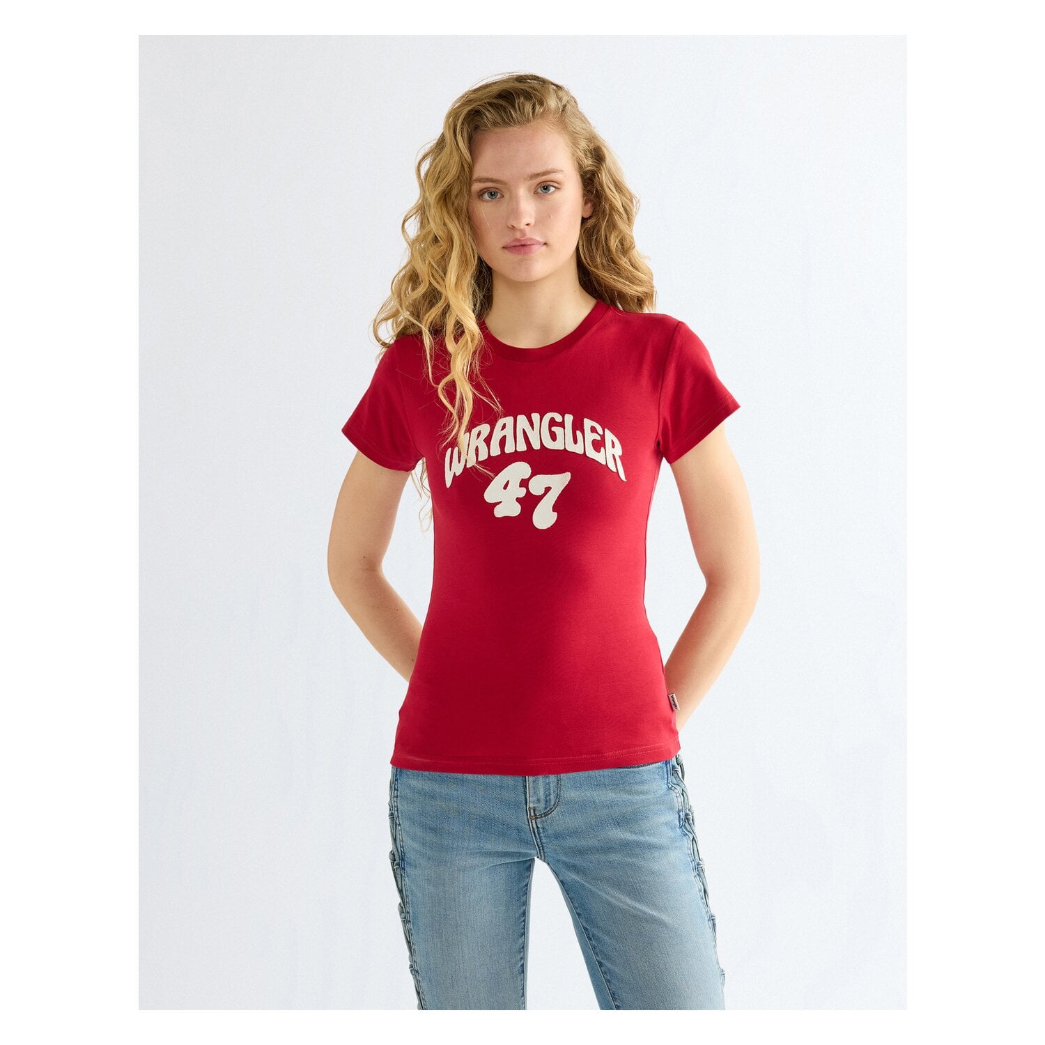 Wrangler T-Shirt Shrunken Band Tea &ndash; Ansicht 2