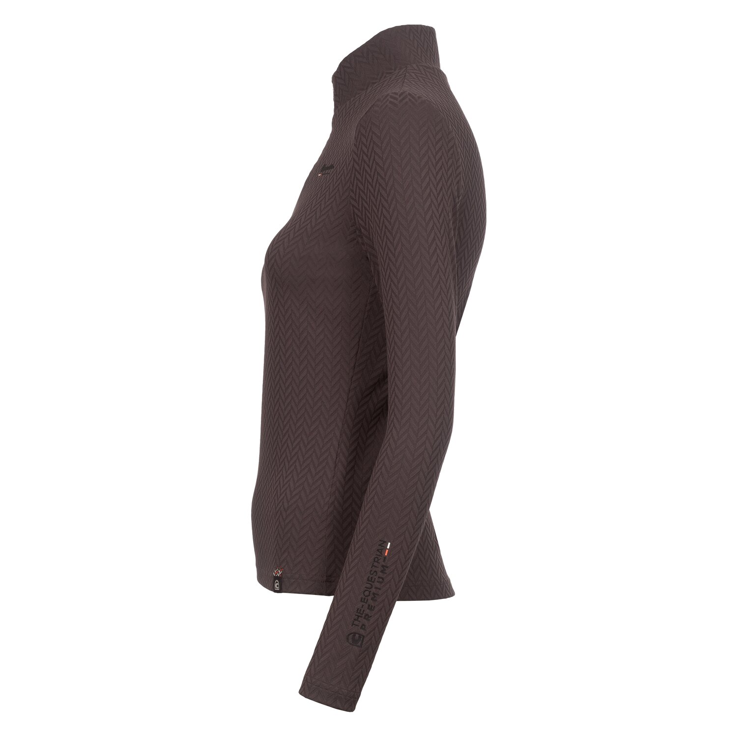 Cavallo Jaquard-Stehkragenshirt CAVALLAINA – Ansicht 3