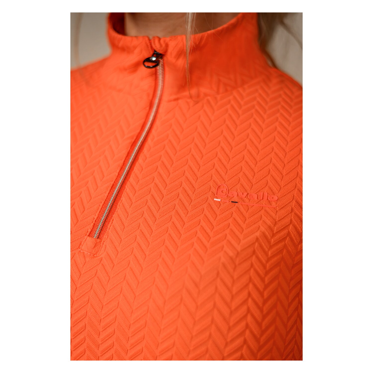 Cavallo Jaquard-Stehkragenshirt CAVALLAINA – Ansicht 5