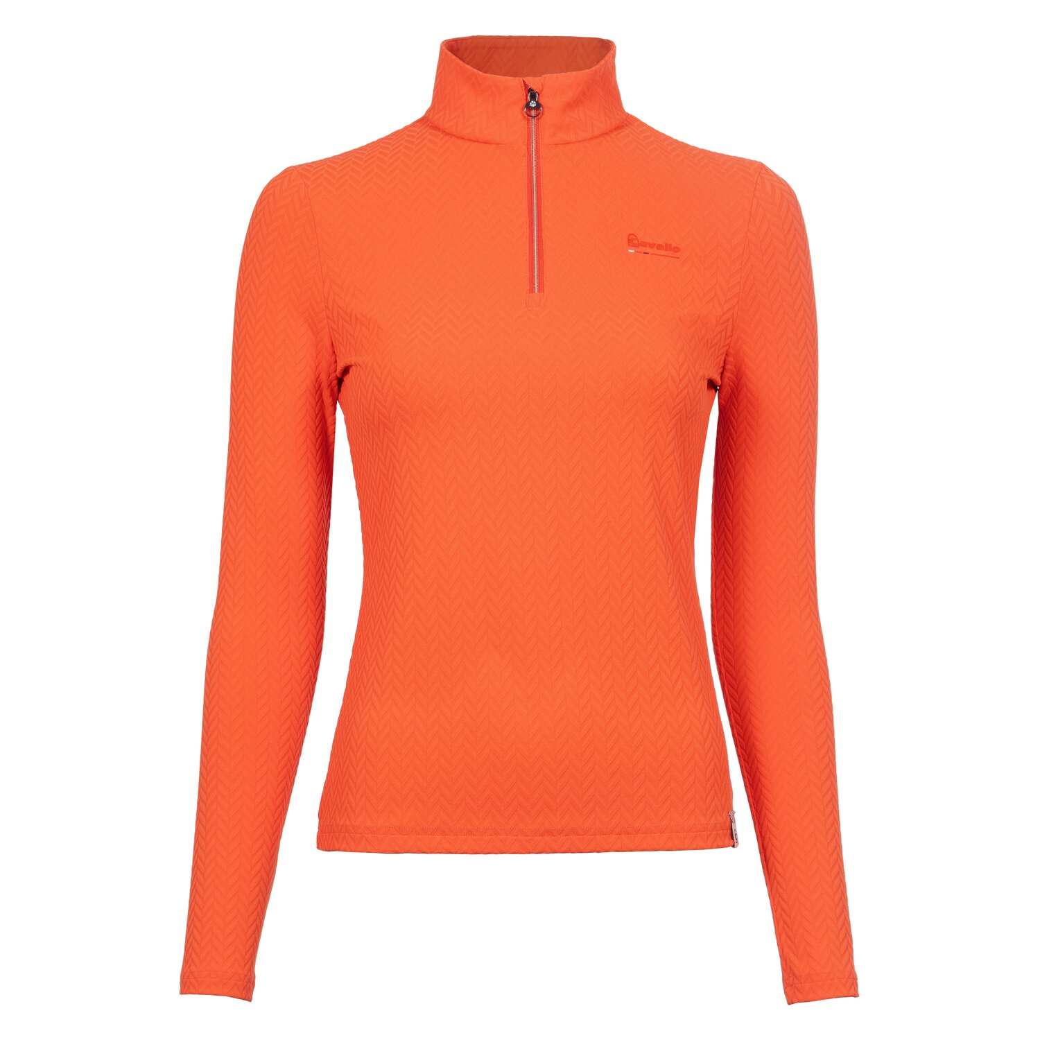 Cavallo Jaquard-Stehkragenshirt CAVALLAINA – Ansicht 1