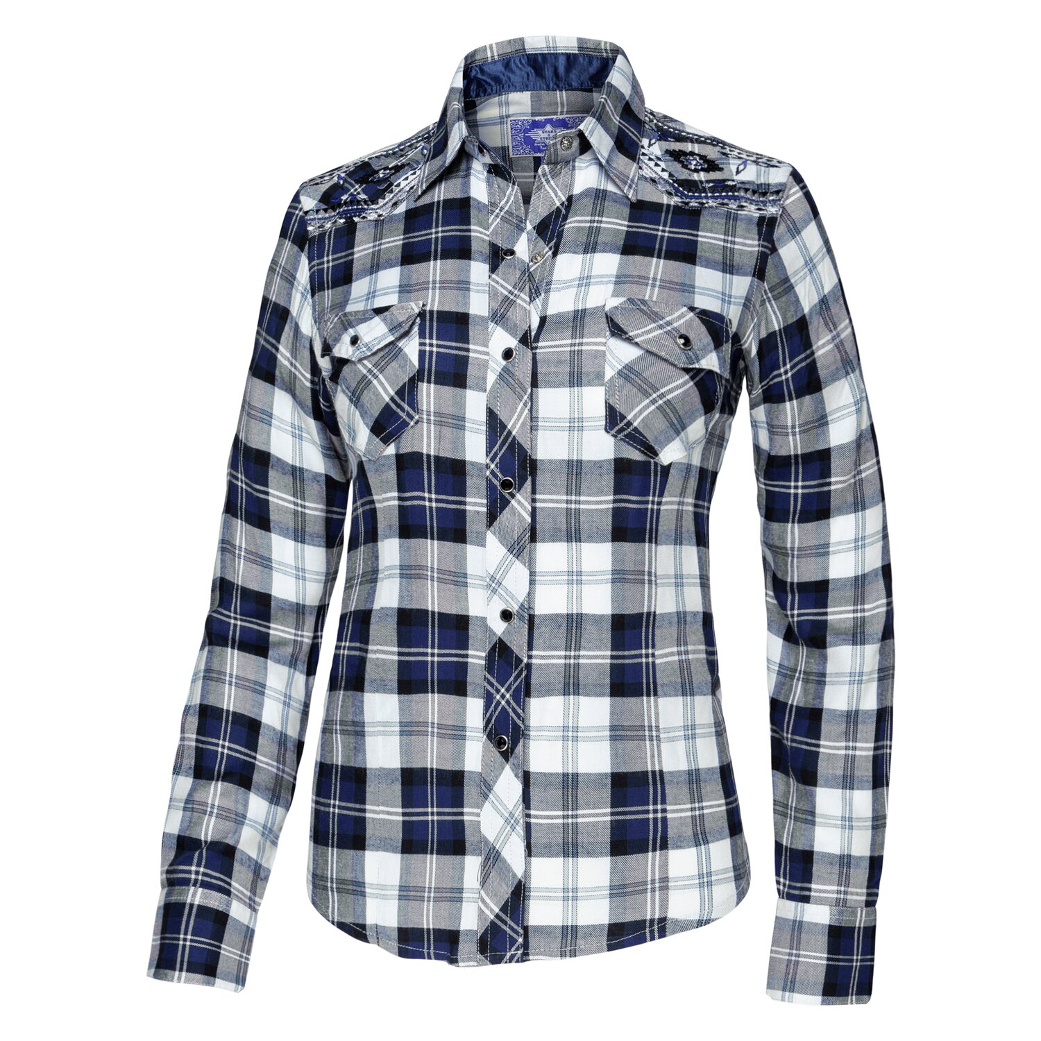 STARS & STRIPES Westernbluse Pasadena – Ansicht 1