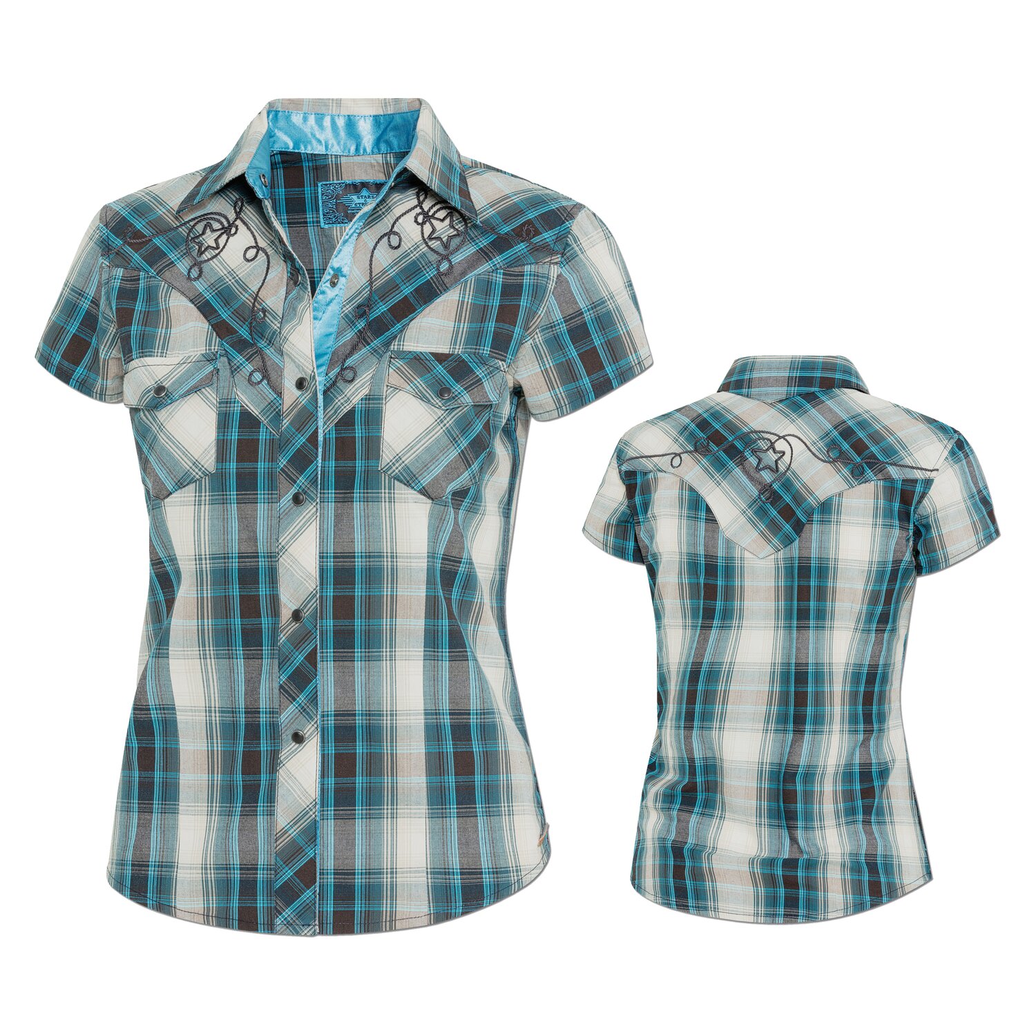 STARS & STRIPES Westernbluse Josie – Ansicht 3