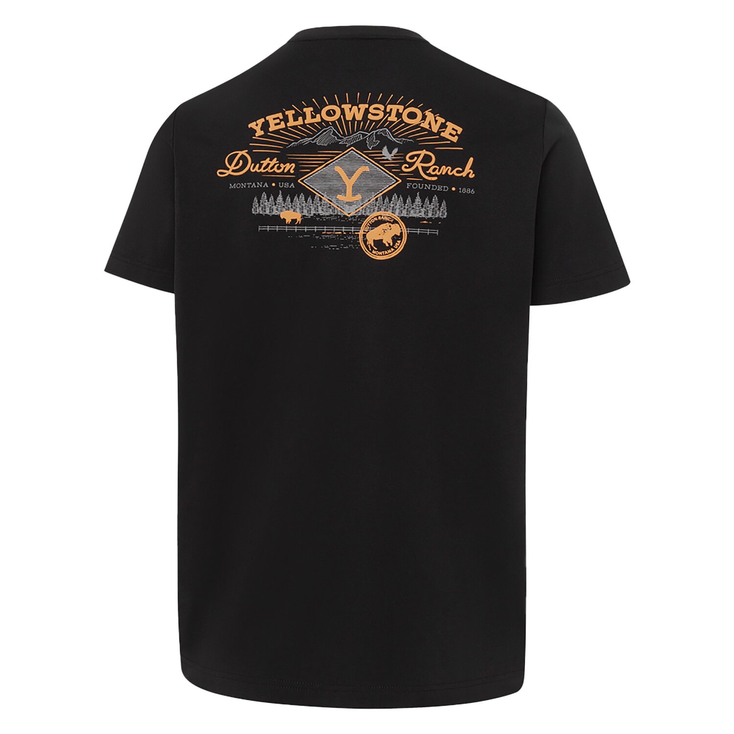 STARS & STRIPES T-Shirt Dutton Ranch Yellowstone, Unisex – Ansicht 2