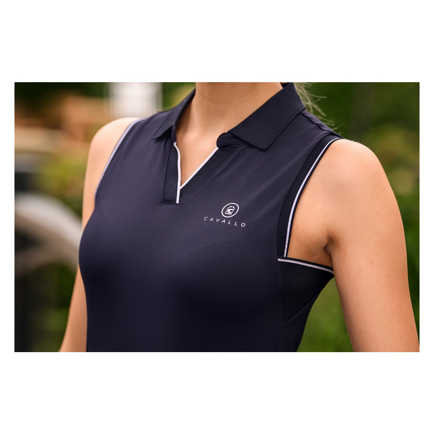 Cavallo Polotop V-Ausschnitt CAVALBUA &ndash; Ansicht 6