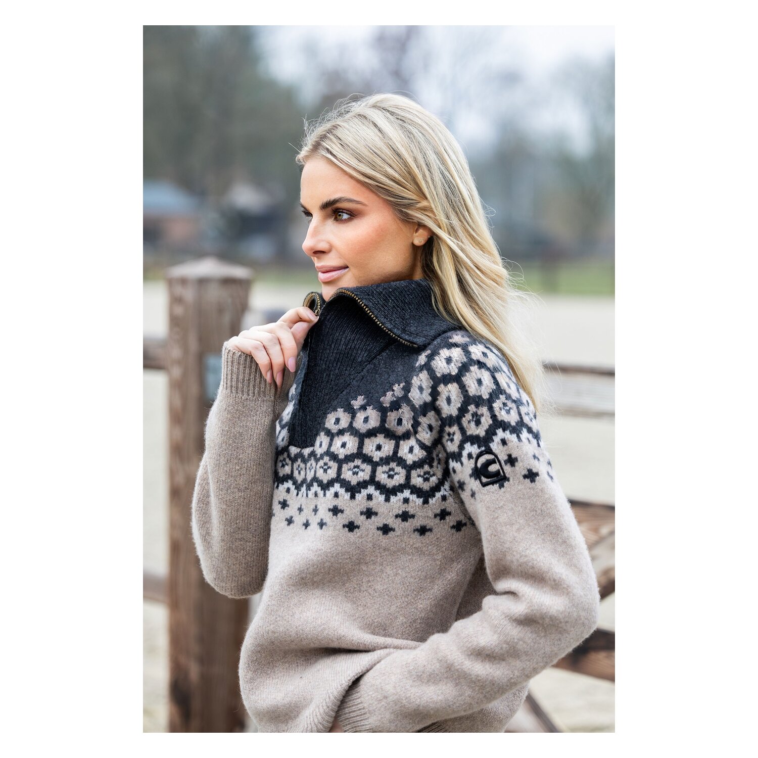 Cavallo Half-Zip Wollpullover CAVALLEARA &ndash; Ansicht 12