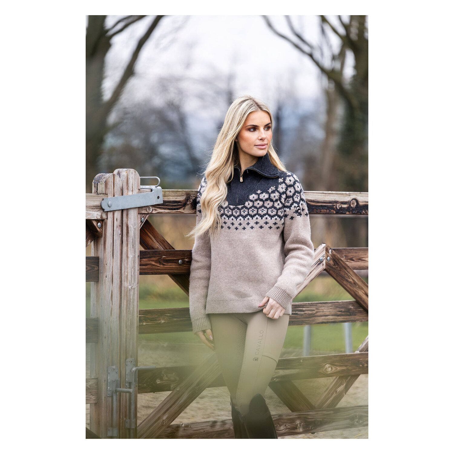 Cavallo Half-Zip Wollpullover CAVALLEARA &ndash; Ansicht 9