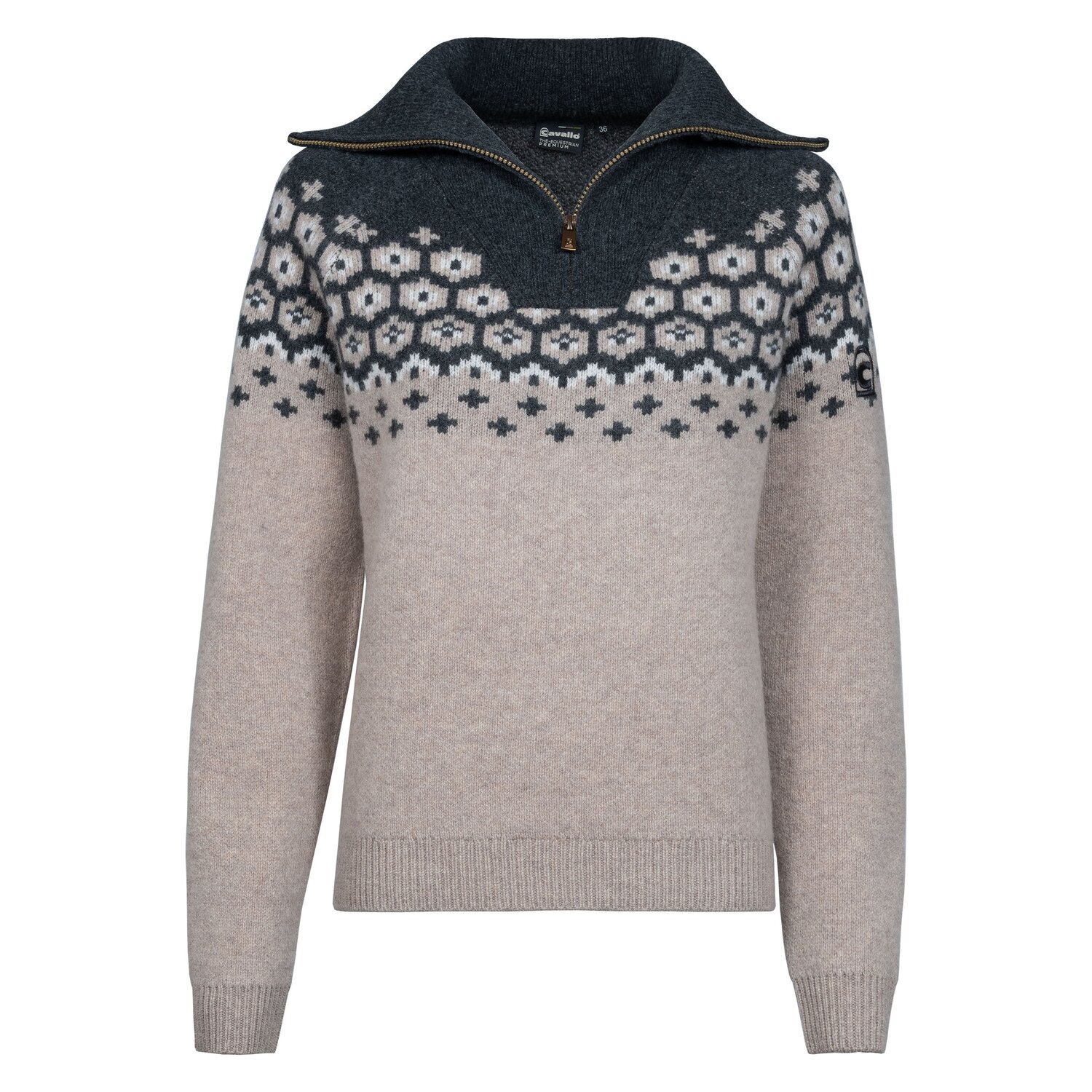 Cavallo Half-Zip Wollpullover CAVALLEARA &ndash; Ansicht 2