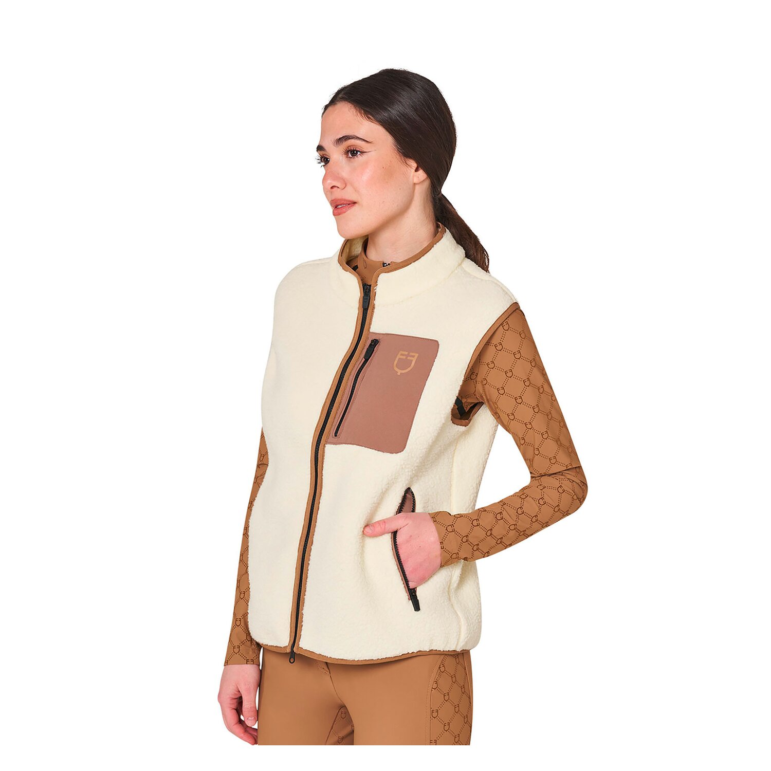 EQUESTRO Teddyfleece Weste für Damen &ndash; Ansicht 6