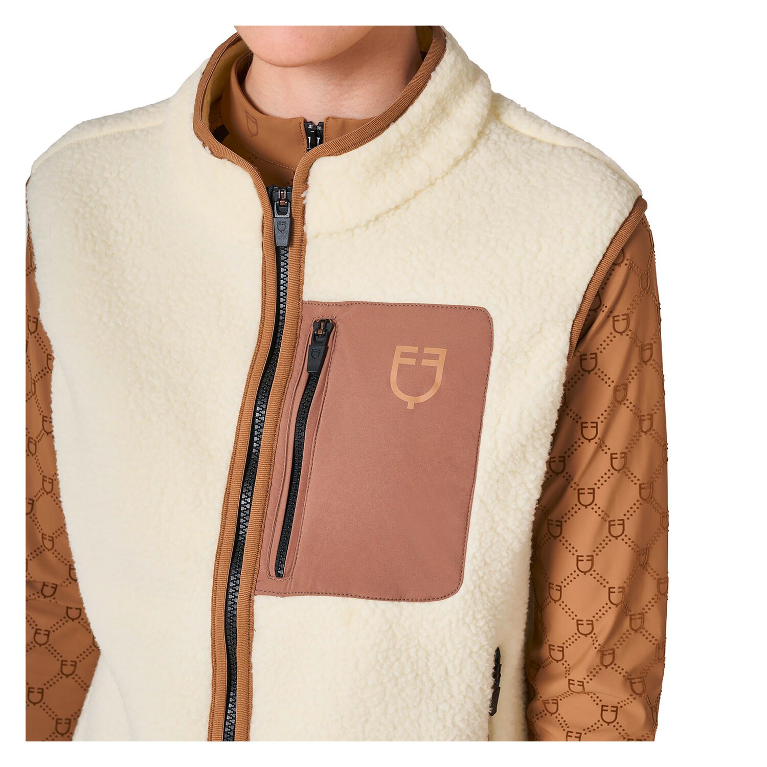 EQUESTRO Teddyfleece Weste für Damen &ndash; Ansicht 5