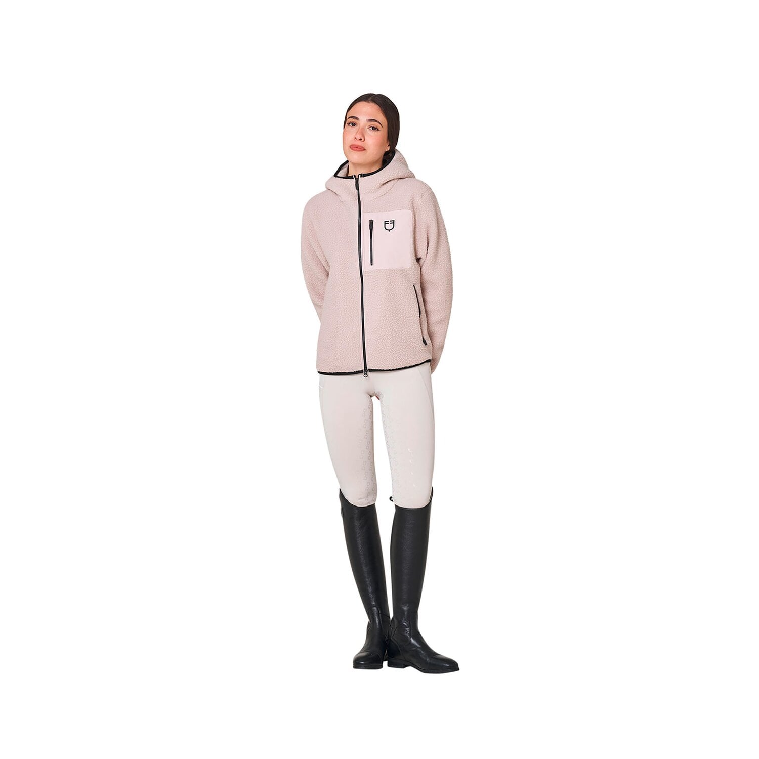 EQUESTRO Teddyfleece-Jacke für Damen &ndash; Ansicht 3