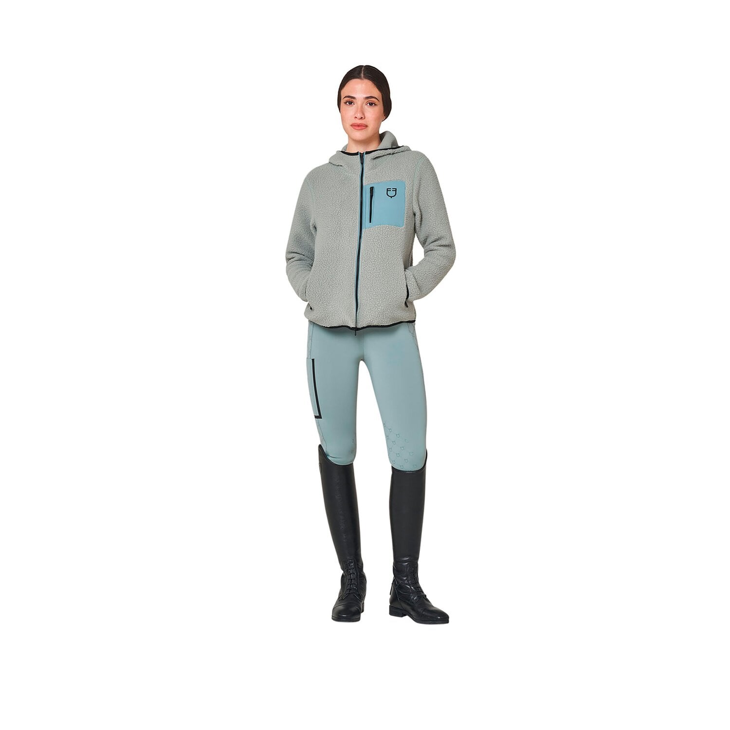 EQUESTRO Teddyfleece-Jacke für Damen &ndash; Ansicht 3