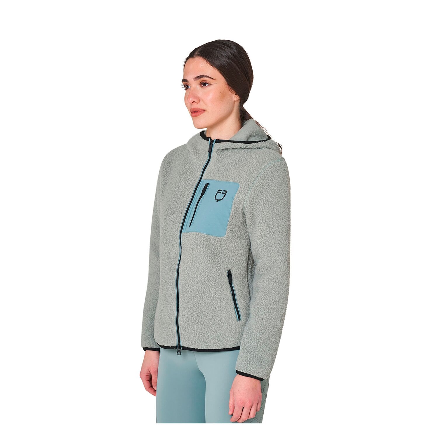 EQUESTRO Teddyfleece-Jacke für Damen &ndash; Ansicht 4