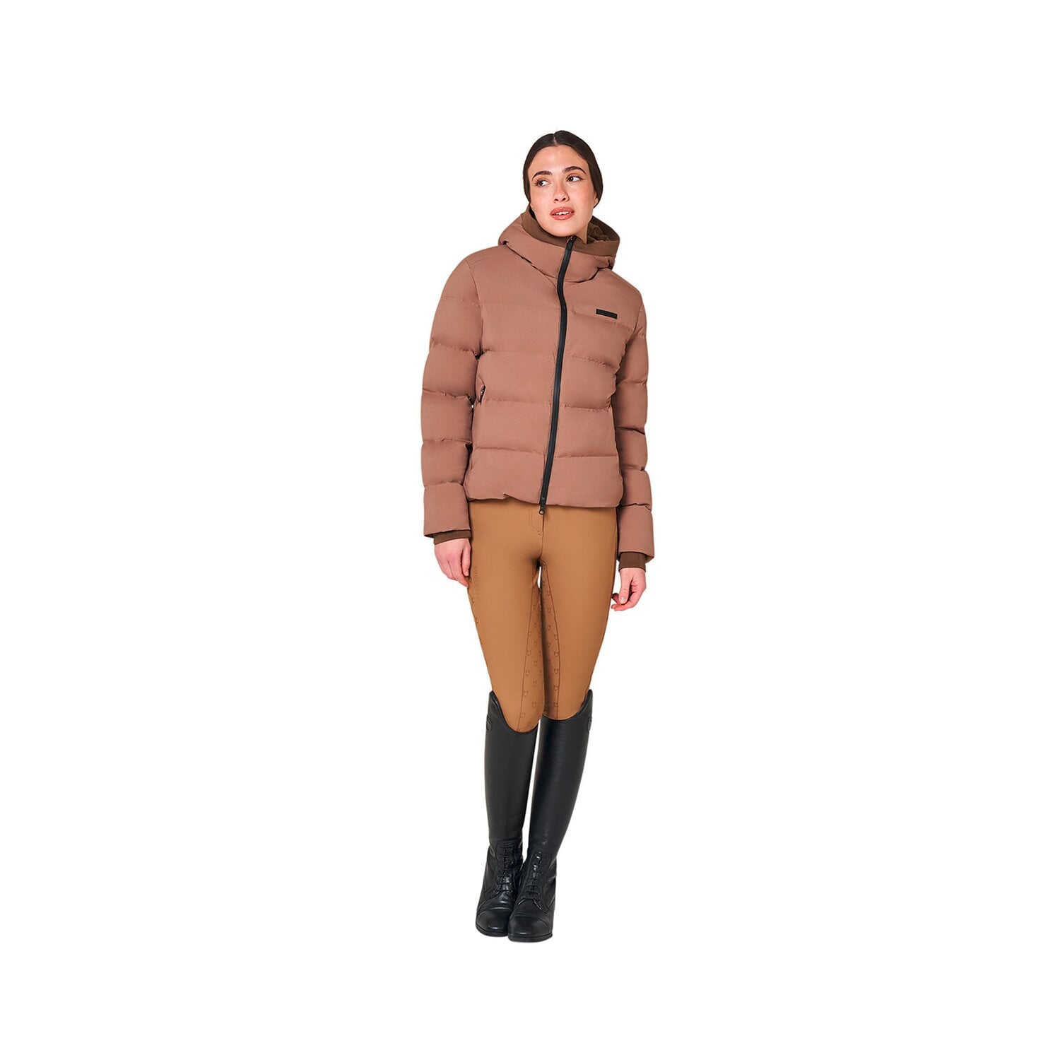 EQUESTRO Steppjacke mit Kapuze für Damen &ndash; Ansicht 4