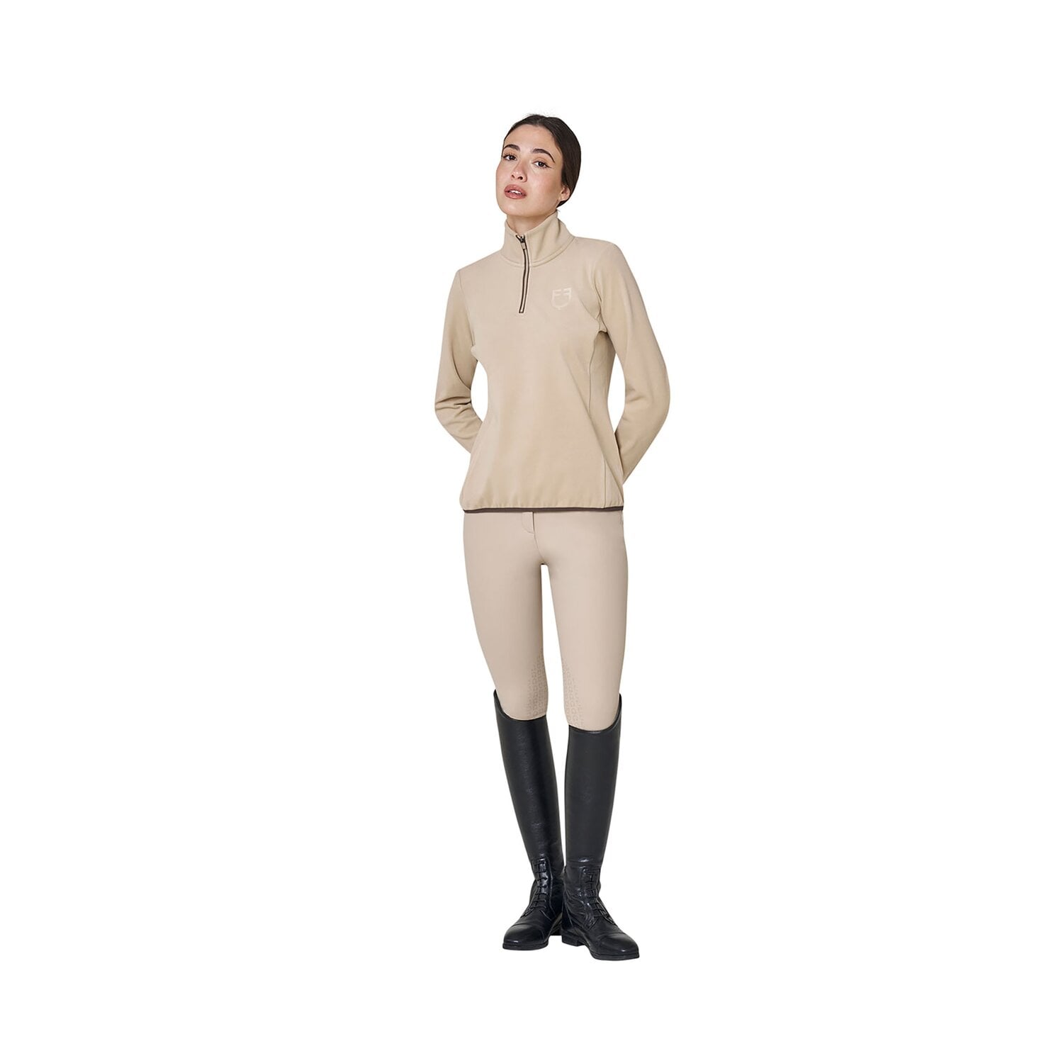 EQUESTRO Fleece Langarmshirt für Damen &ndash; Ansicht 3