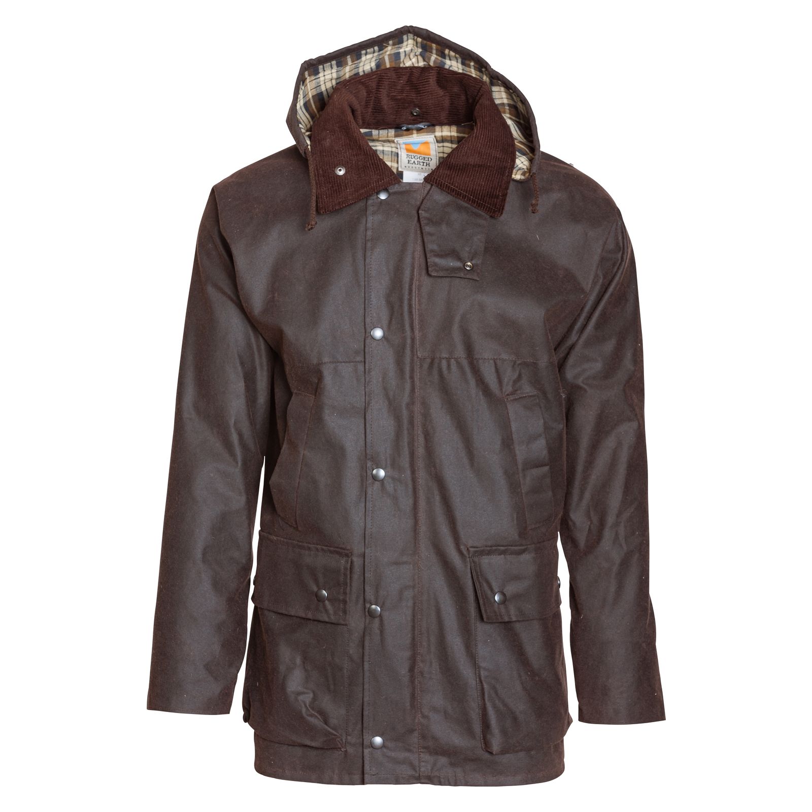 RUGGED EARTH Wachsjacke Basic – Ansicht 1