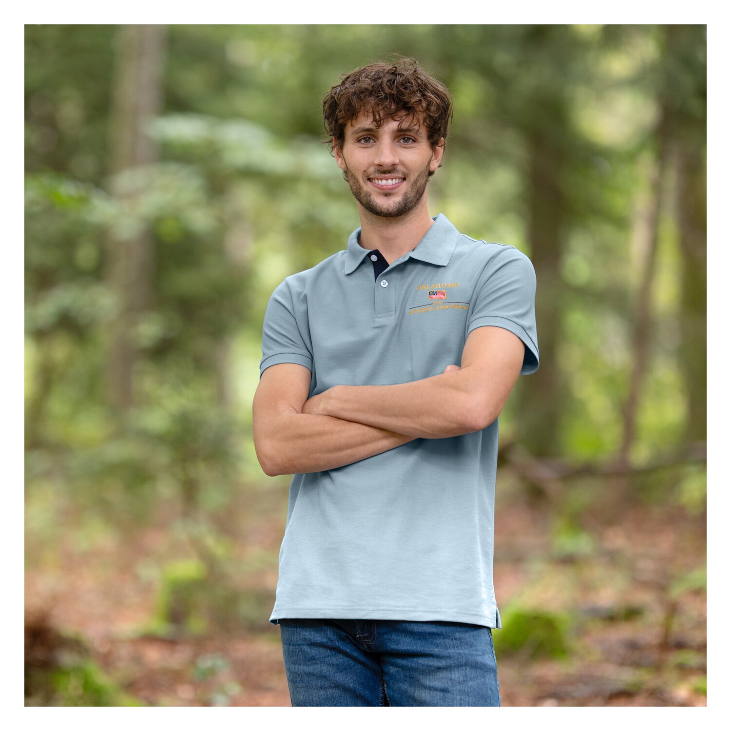 OKLAHOMA Jeans Poloshirt – Ansicht 2