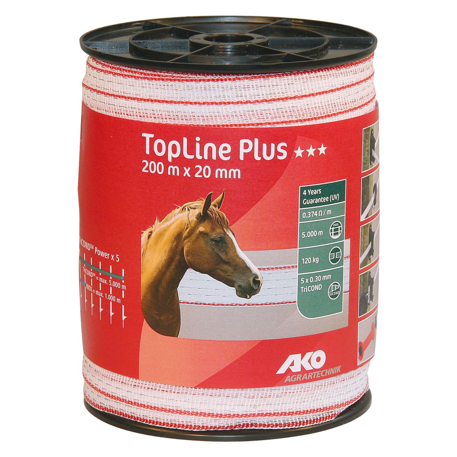 AKO Elektroband TopLine Plus, 20 mm, 200 Meter – Ansicht 1