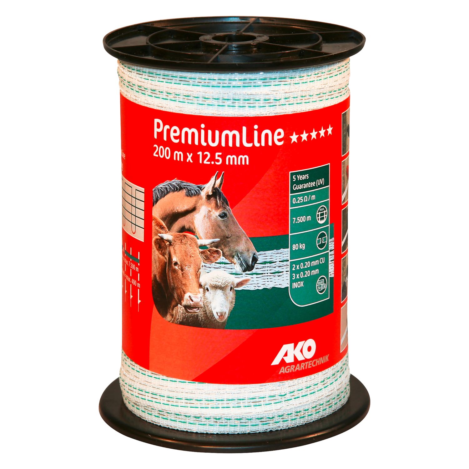 AKO Elektroband, 12,5 mm, 200 Meter – Ansicht 1