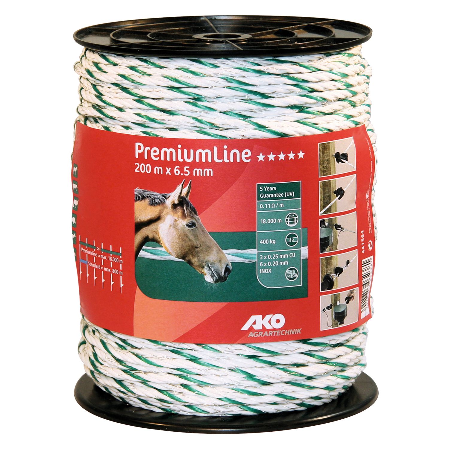AKO Elektroseil Premium Line, Ø 6,5 mm – Ansicht 1