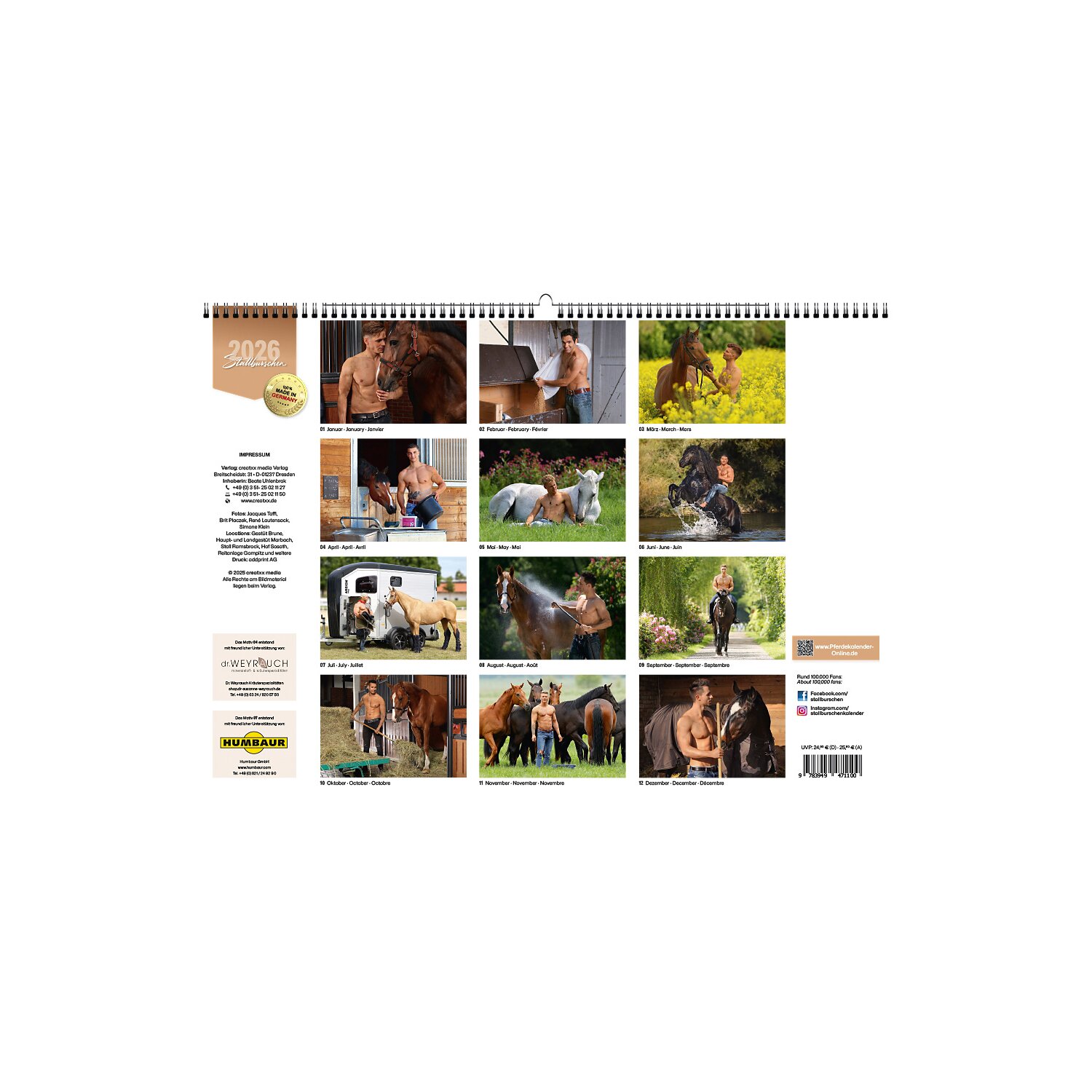 Stallburschen-Kalender – Ansicht 6