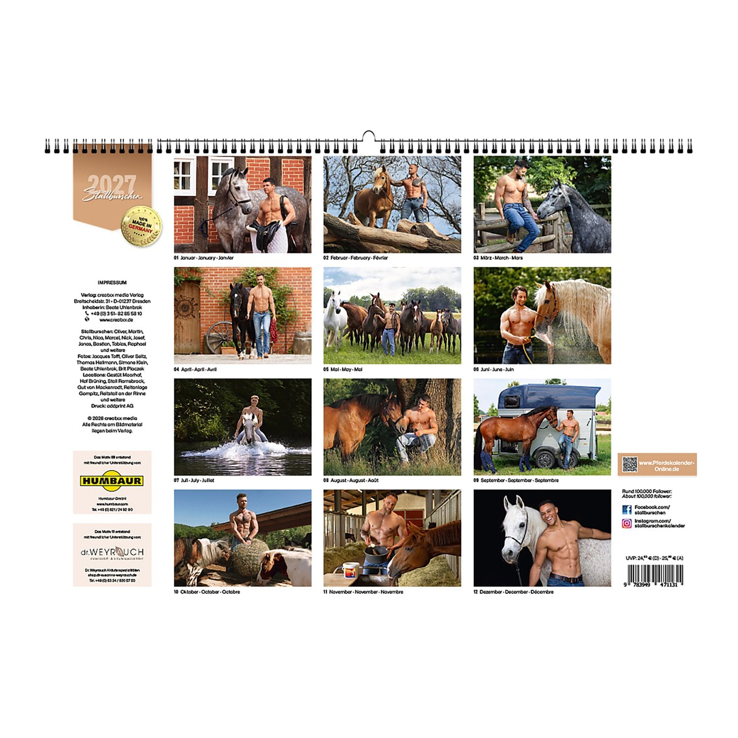 Stallburschen-Kalender &ndash; Ansicht 6