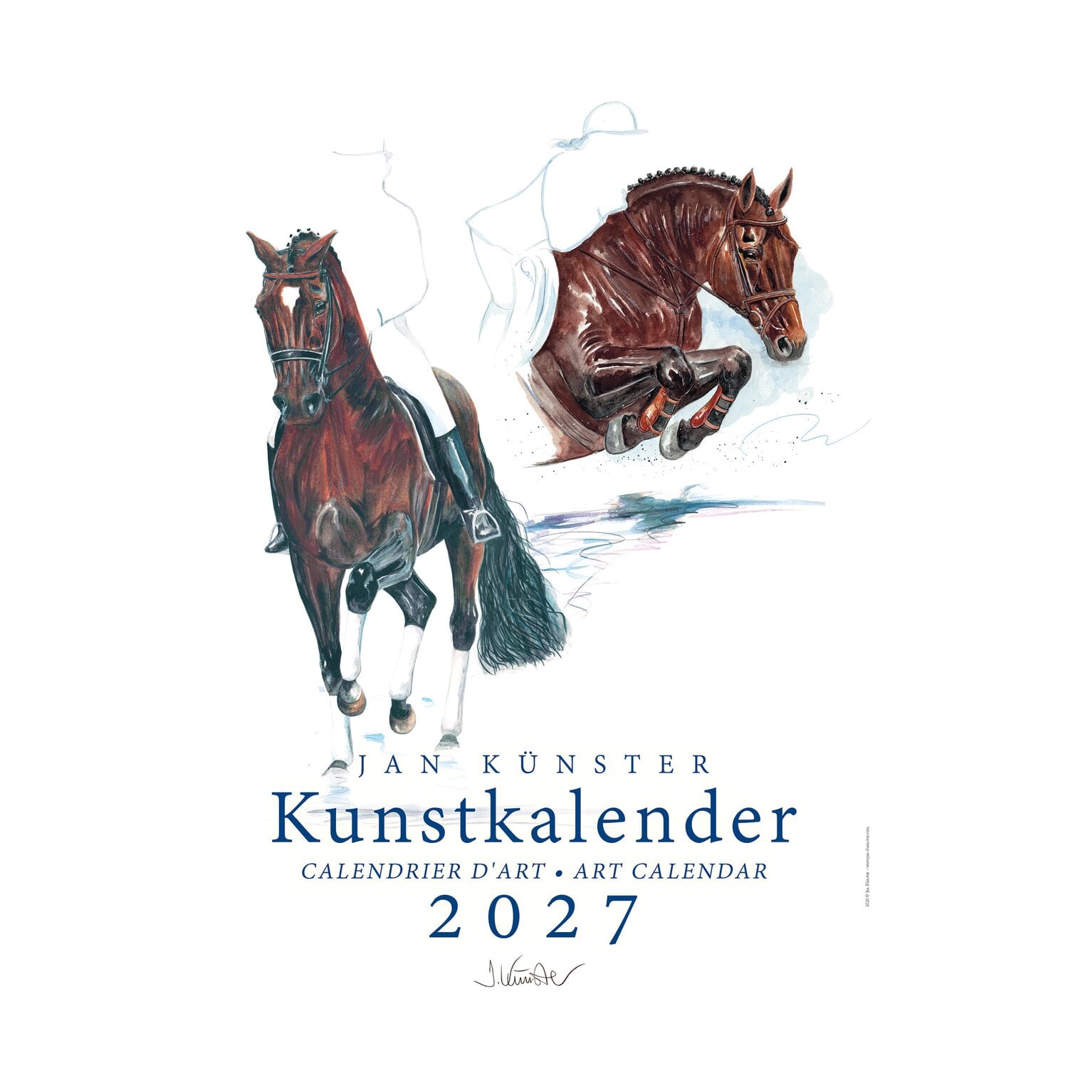 Kunstkalender Pferde, Künster &ndash; Ansicht 1