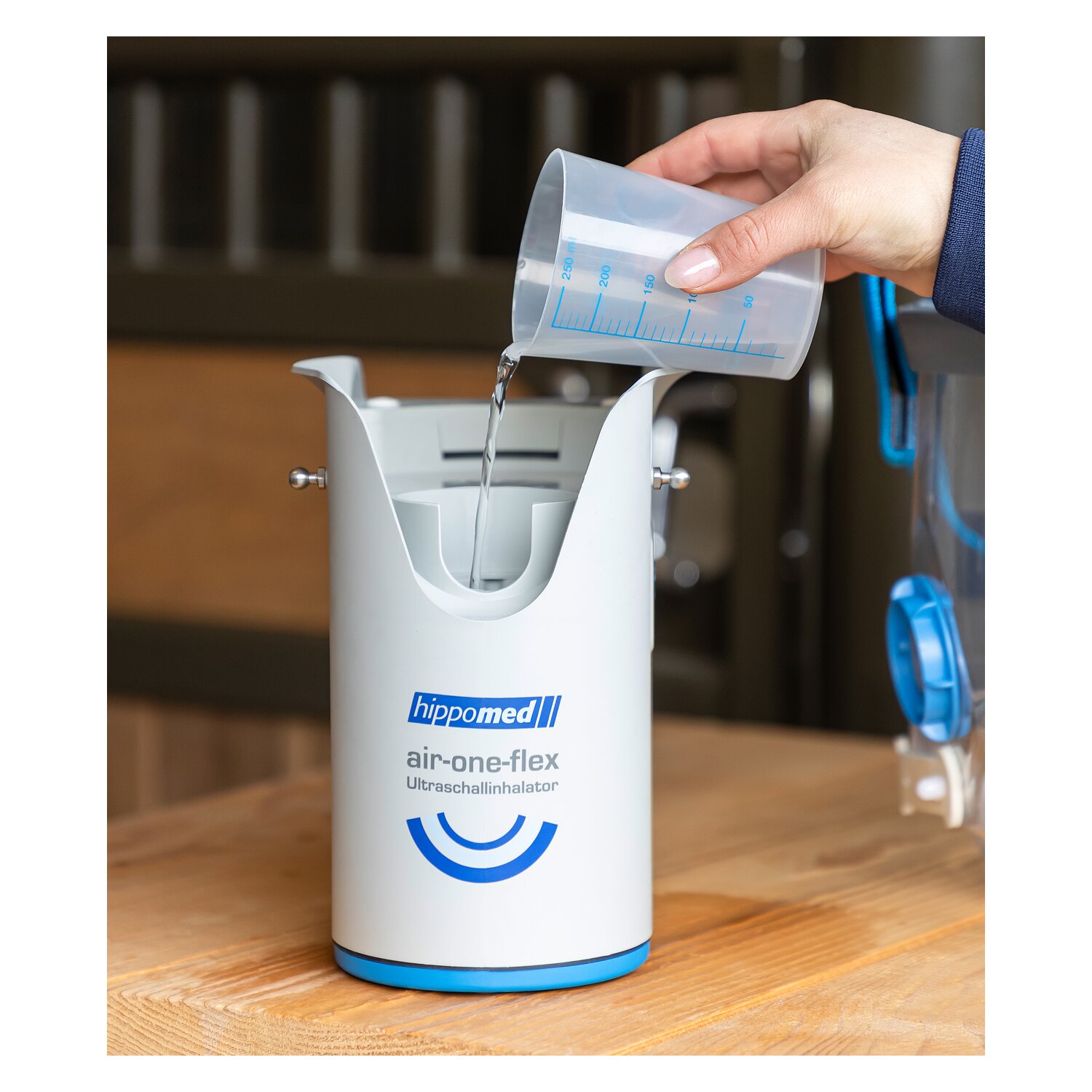 KERBL Hippomed Akku Ultraschall Inhalatorset für Pferde AirOne Flex – Ansicht 5