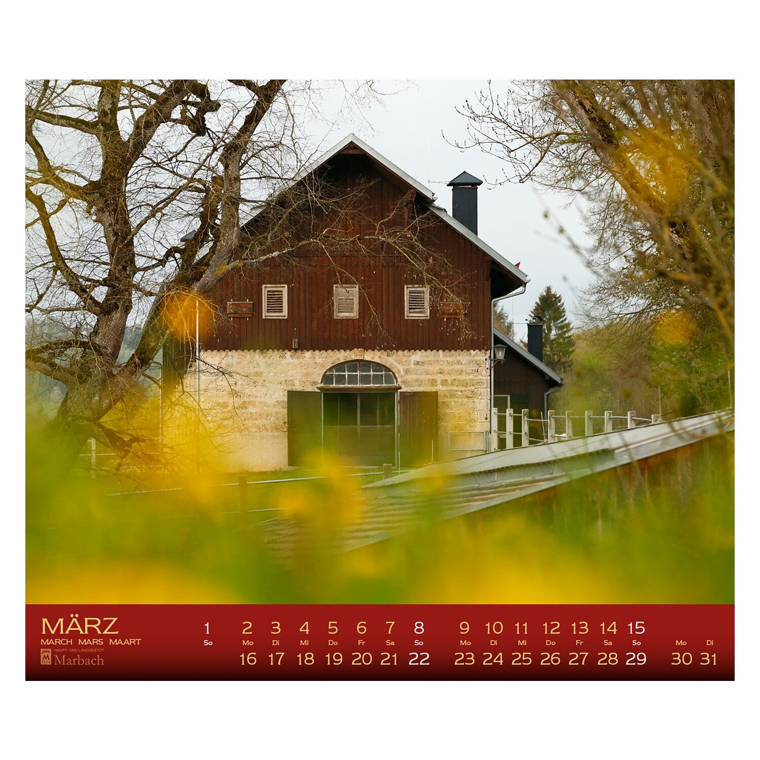 Kalender Haupt- & Landgestüt Marbach &ndash; Ansicht 2