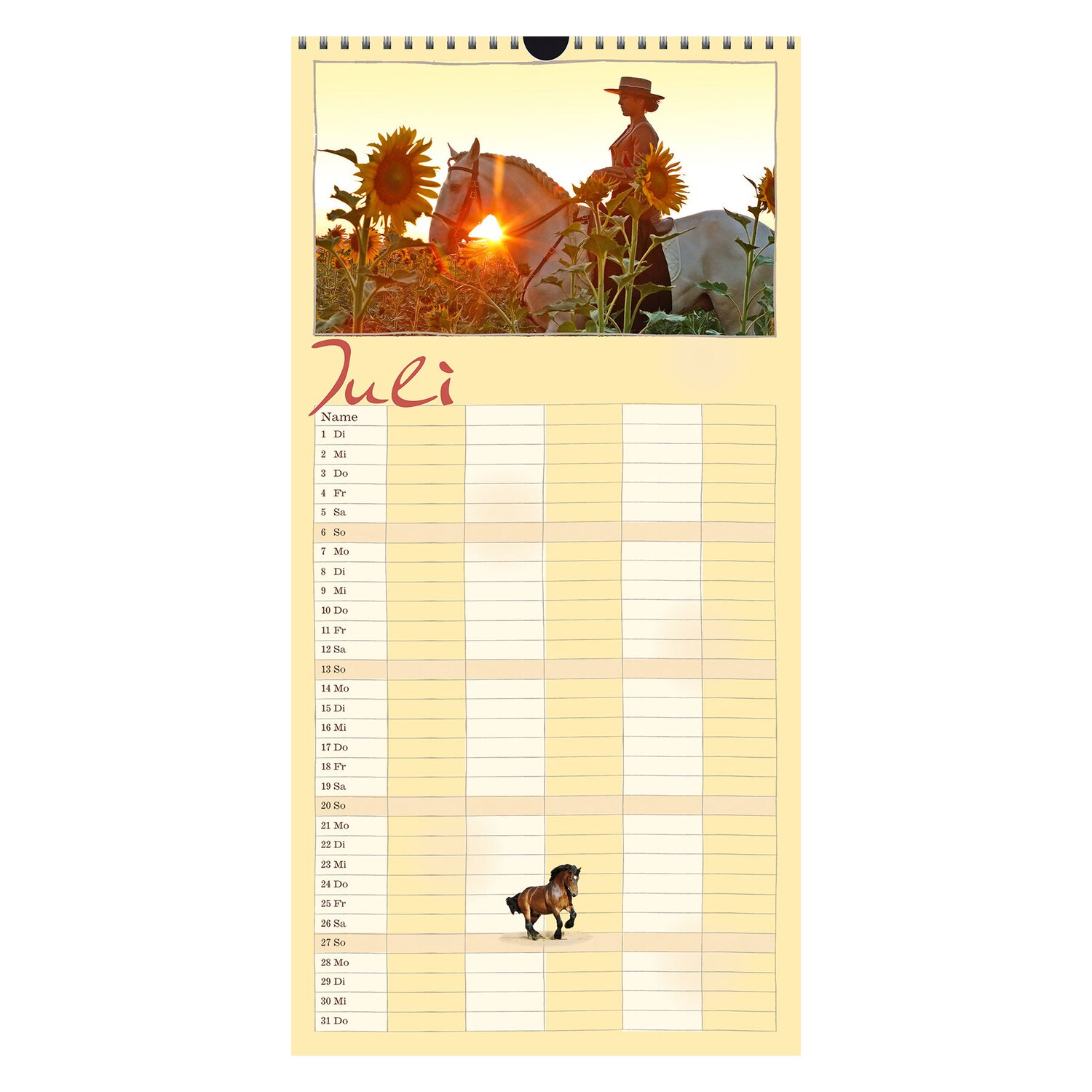 Familienplaner Pferdeglück - Edition Boiselle 2026 – Ansicht 6
