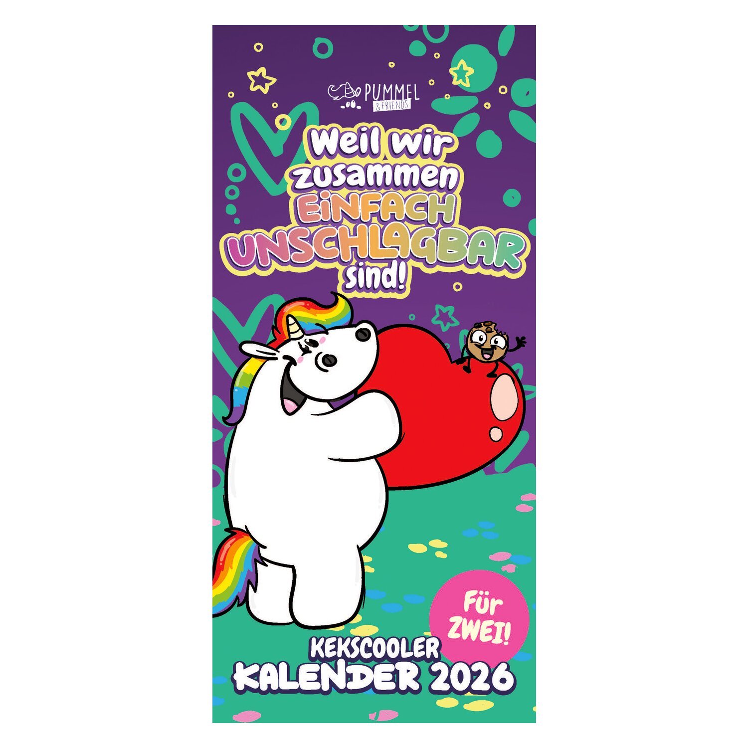 Wandkalender PUMMELEINHORN für Zwei – Ansicht 1