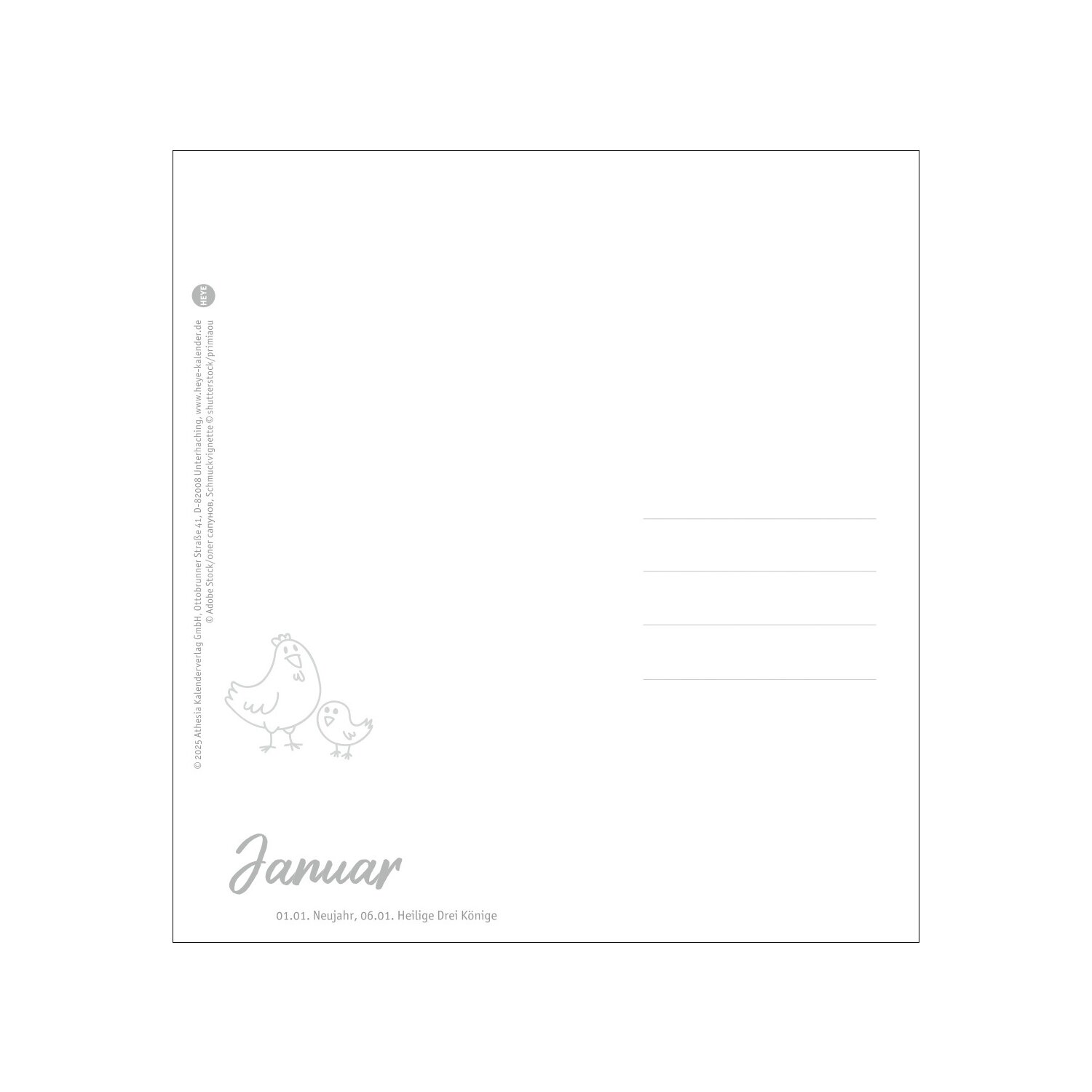 Postkartenkalender Hühner 2026 - Ach, du verrücktes Huhn – Ansicht 6