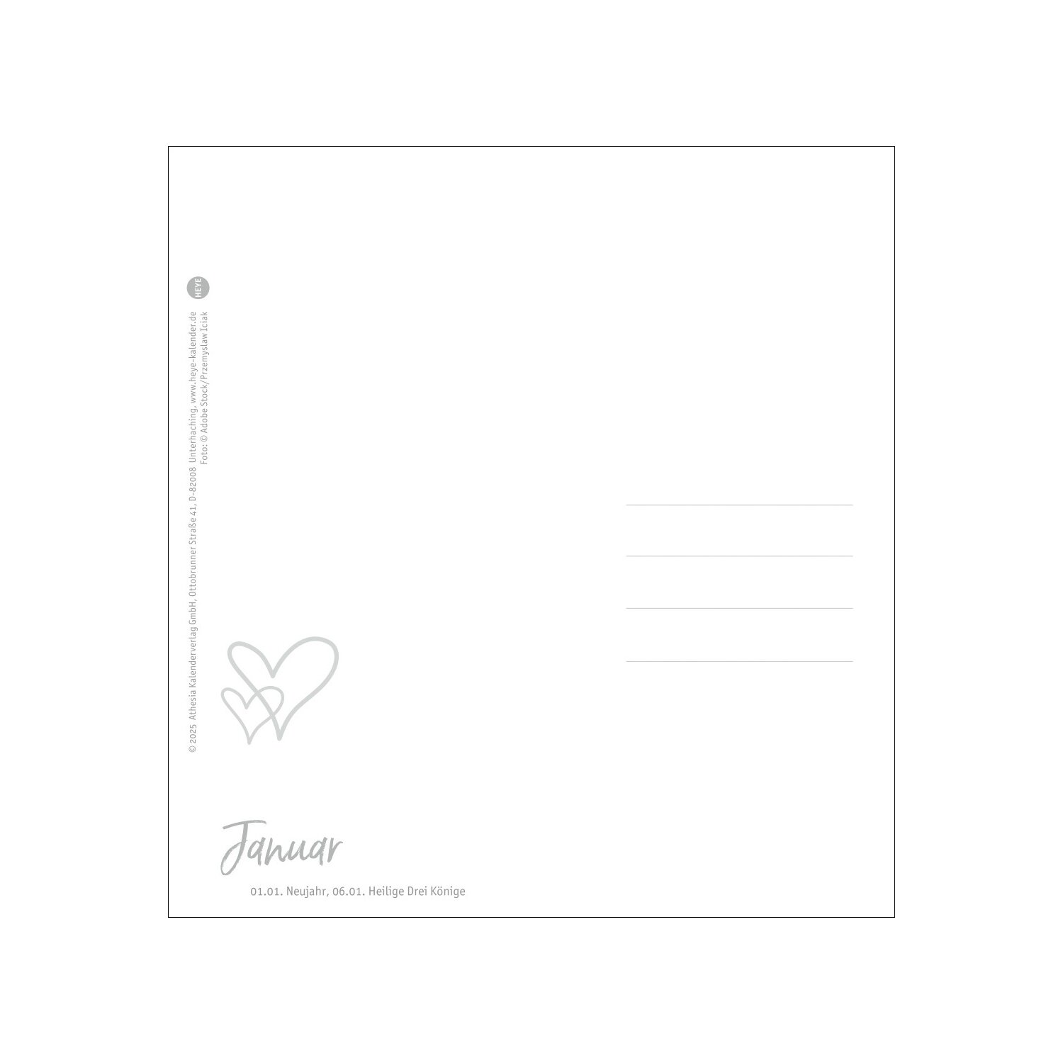 Postkartenkalender 2026 - Für immer dein! – Ansicht 6